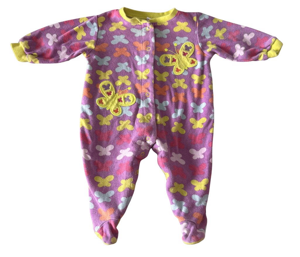 Girls 3 Month Footed Pajamas