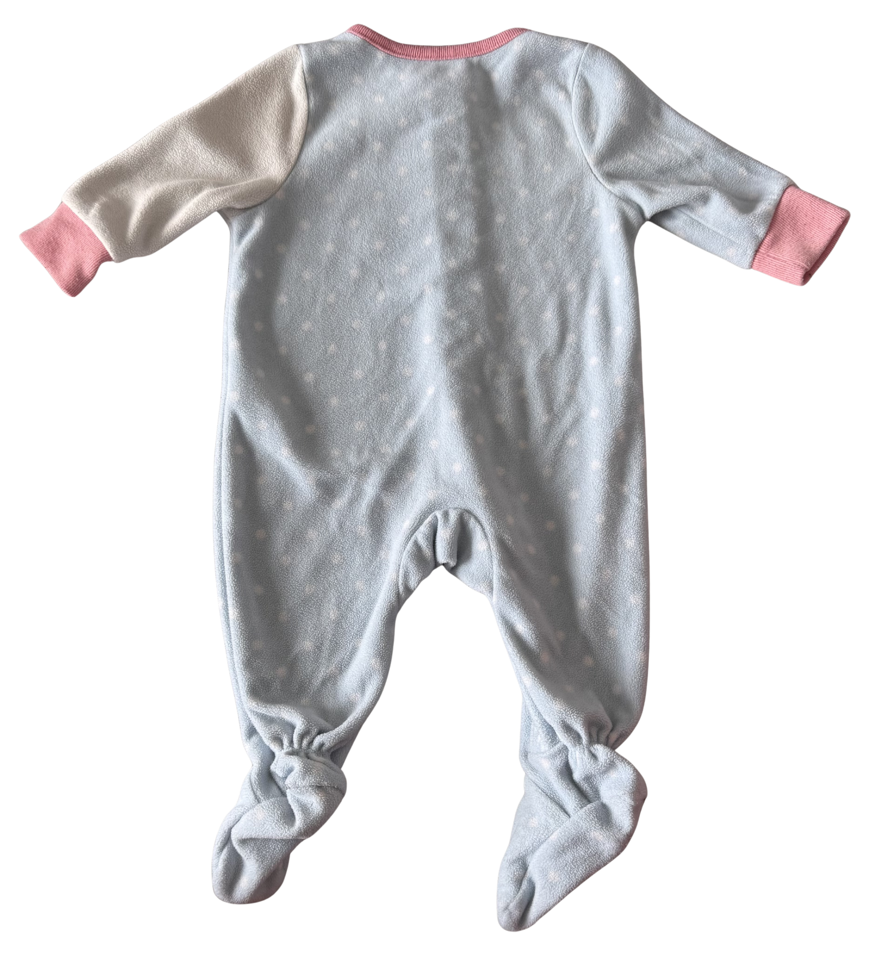 Girls 3 Month Footed Pajamas with Zipper