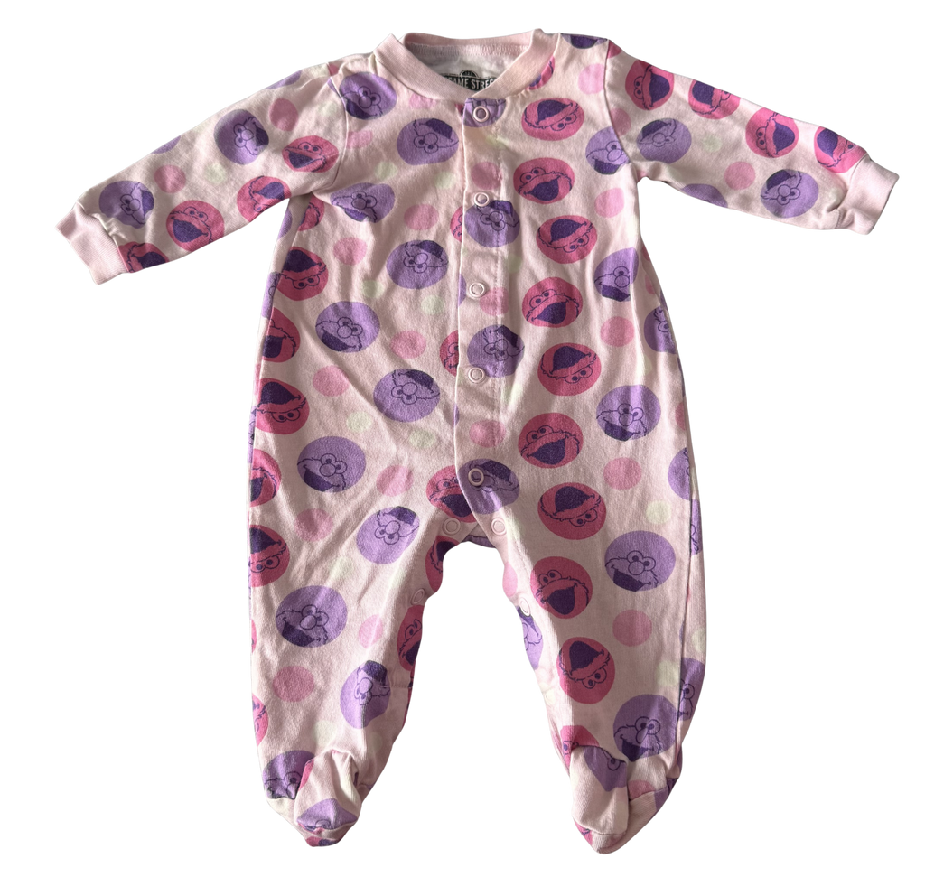 Girls 3 Month Footed Pajamas