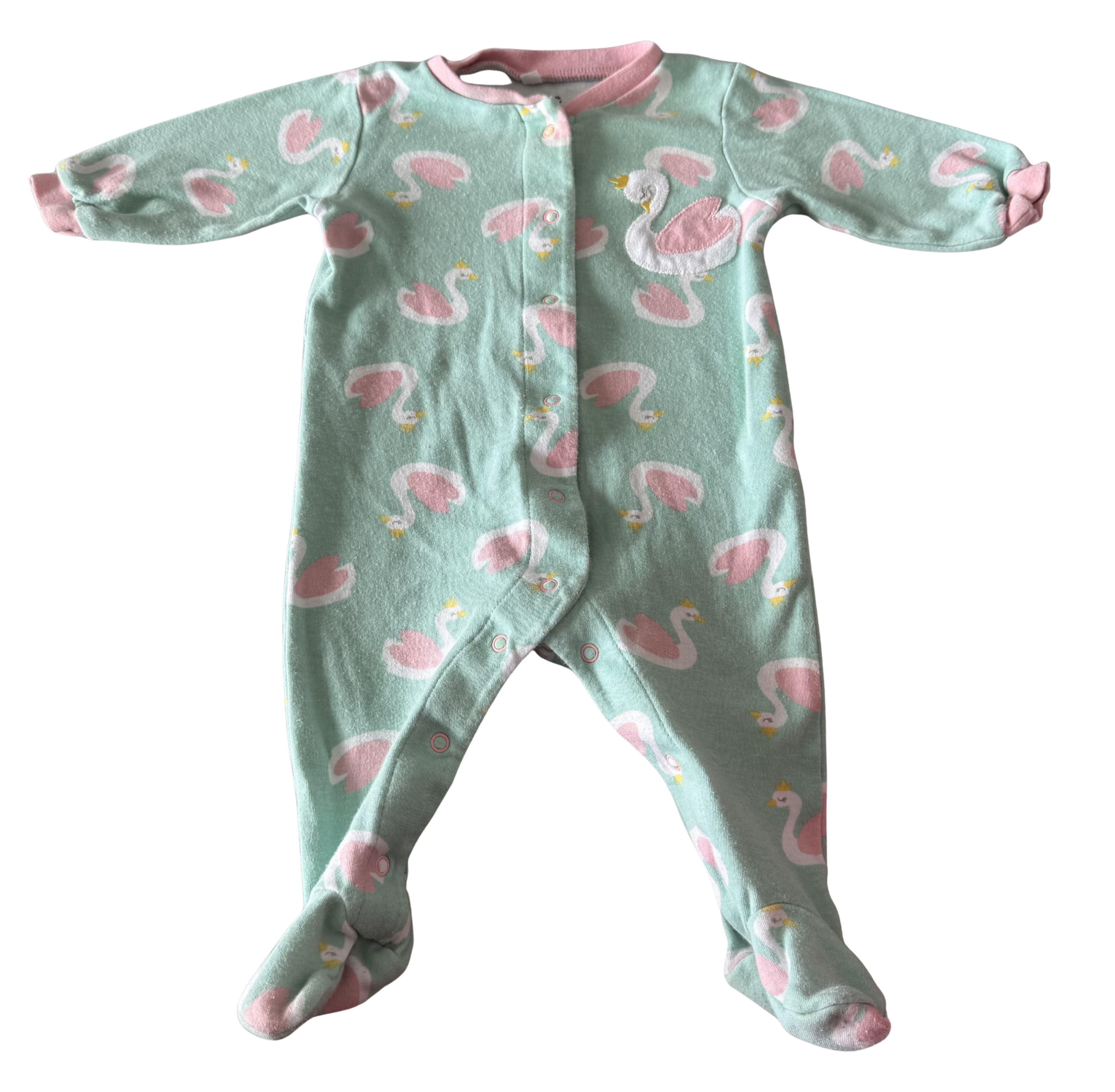 Girls 3 Month Footed Pajamas