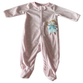 Girls 3 Month Footed Pajamas with Zipper