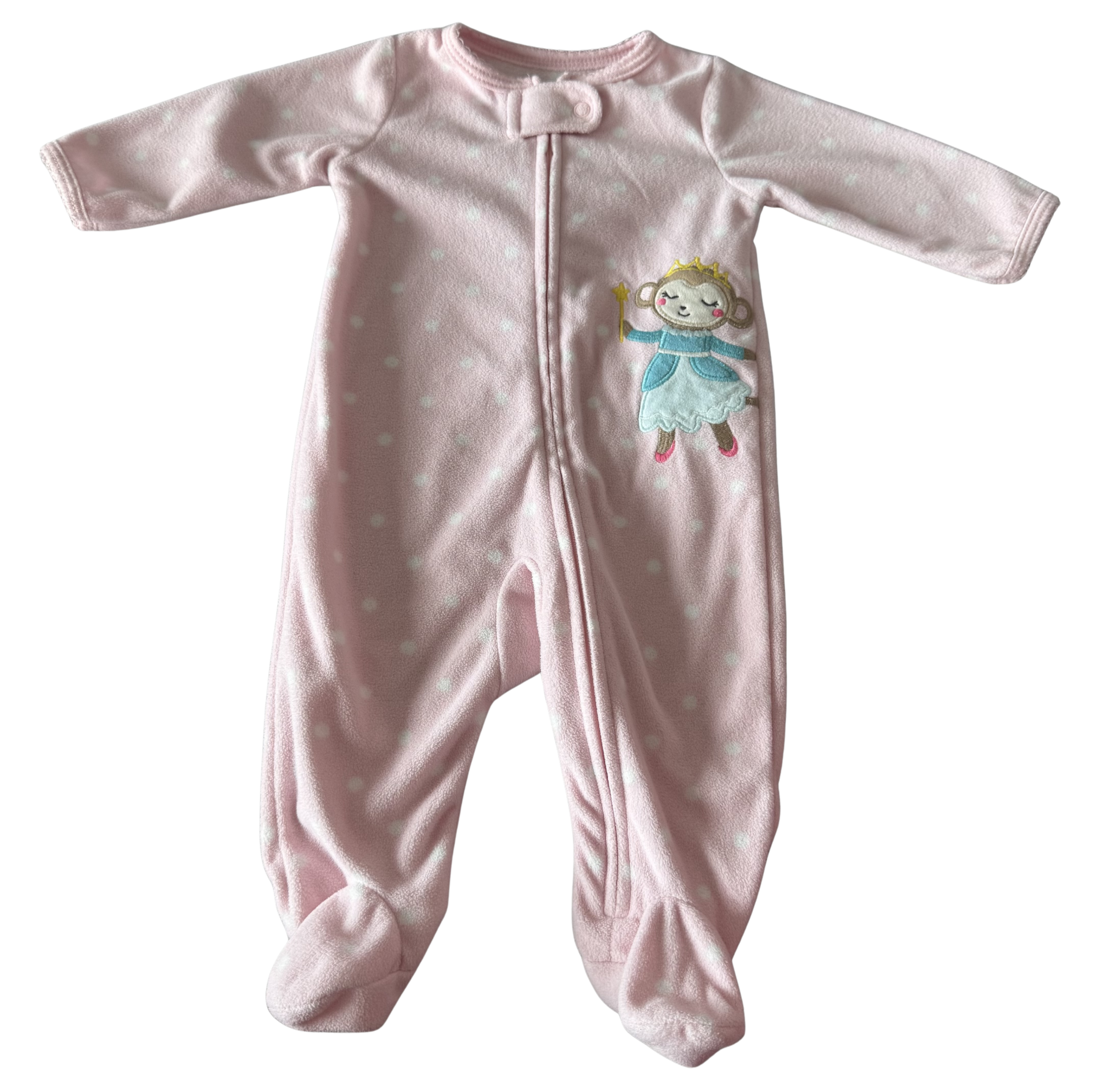 Girls 3 Month Footed Pajamas with Zipper