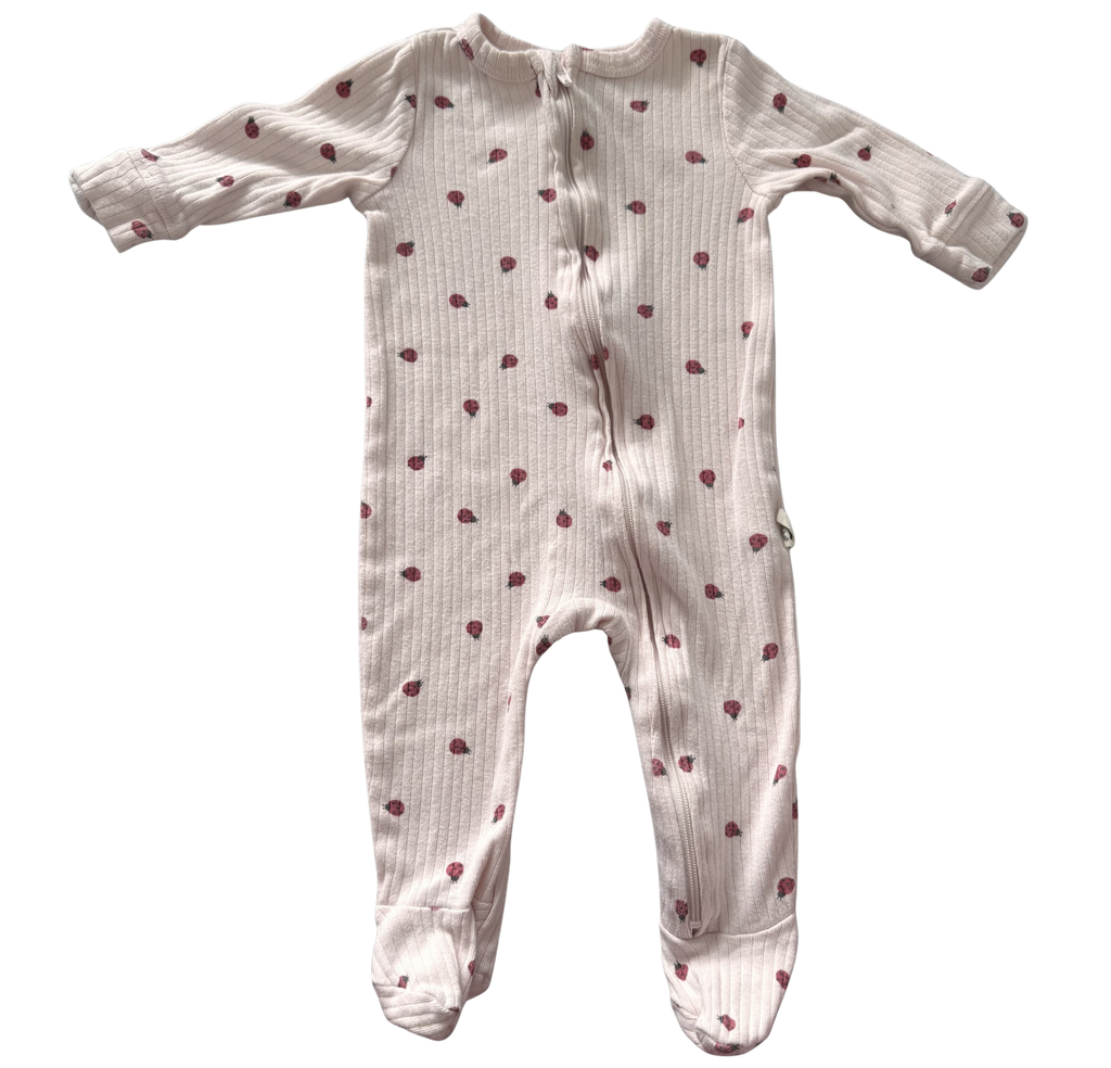 Girls 3-6 Month Footed Pajamas with Zipper