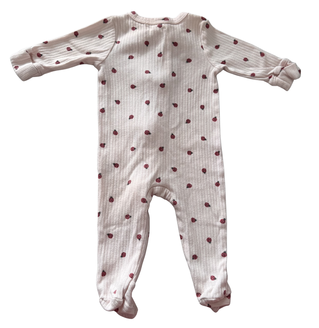 Girls 3-6 Month Footed Pajamas with Zipper
