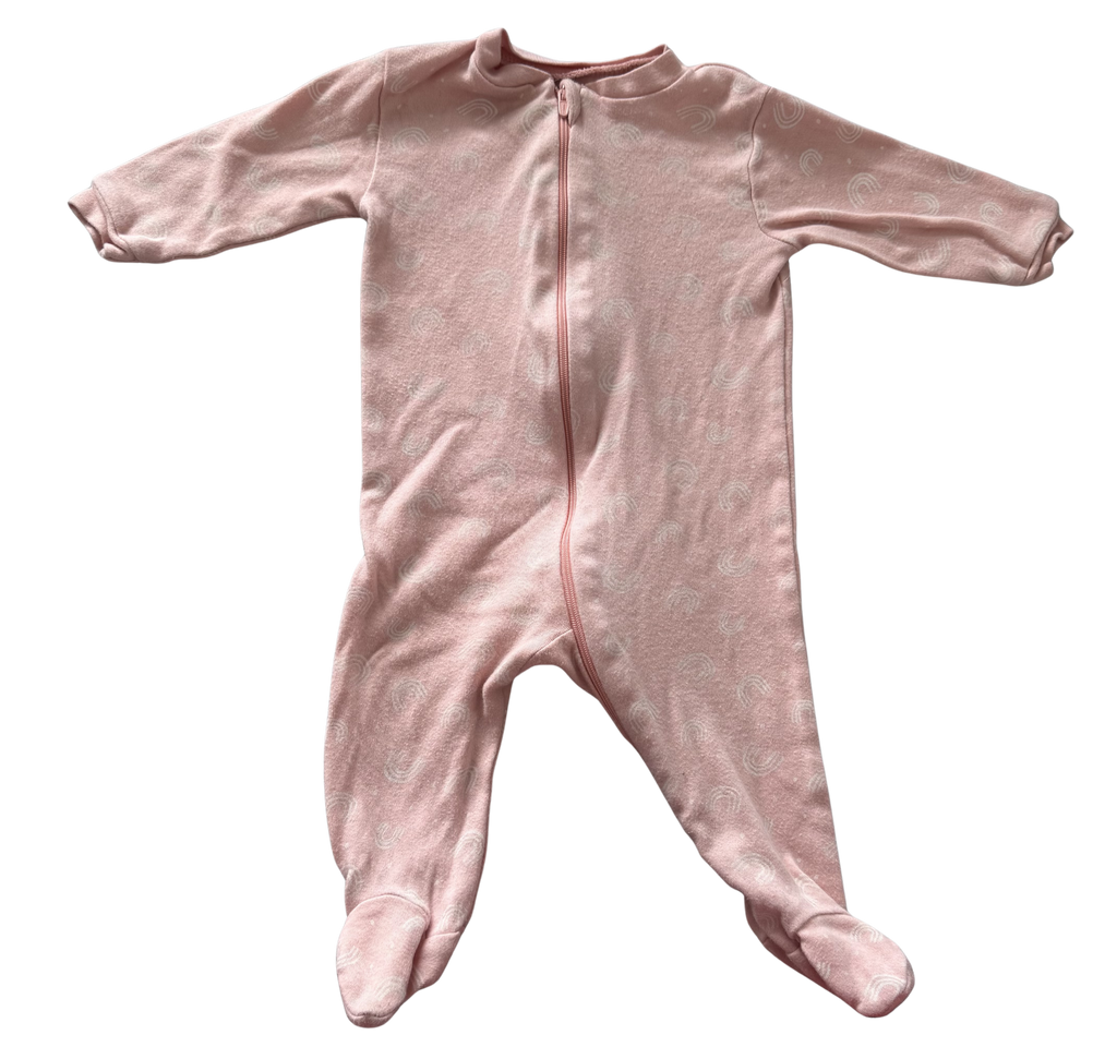 Girls 3-6 Month Footed Pajamas with Zipper