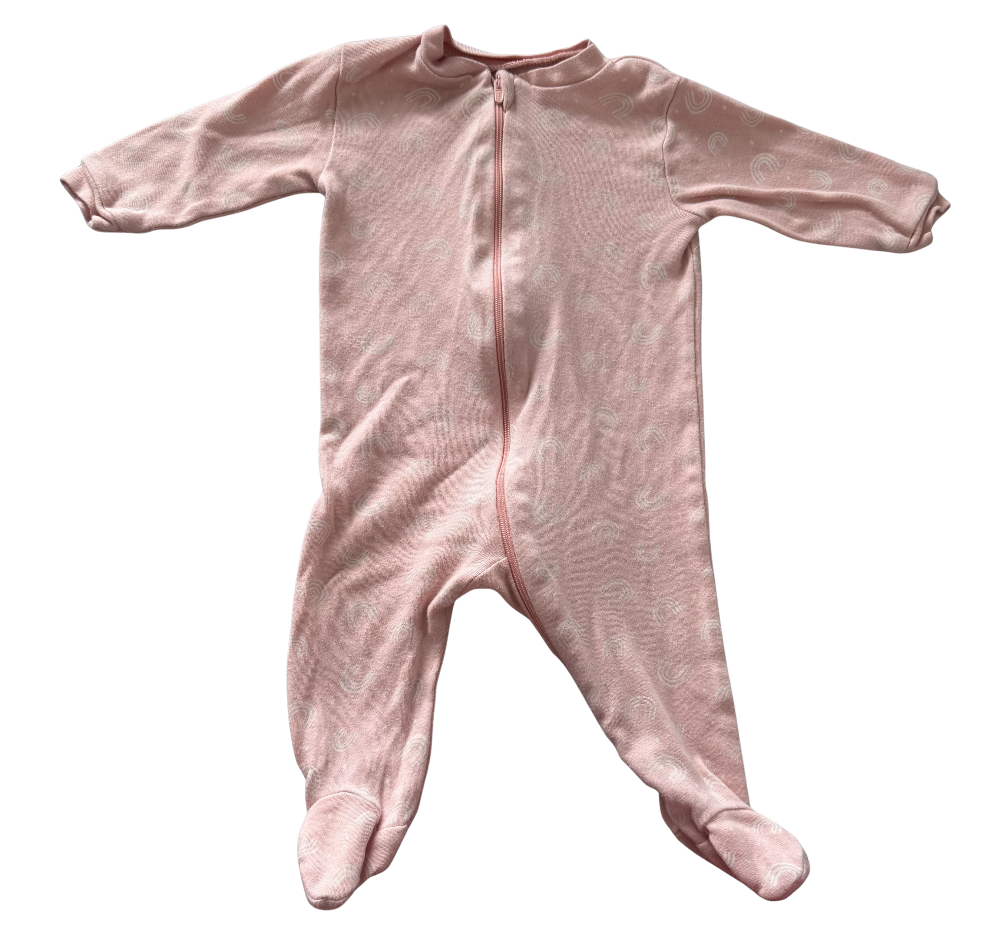 Girls 3-6 Month Footed Pajamas with Zipper
