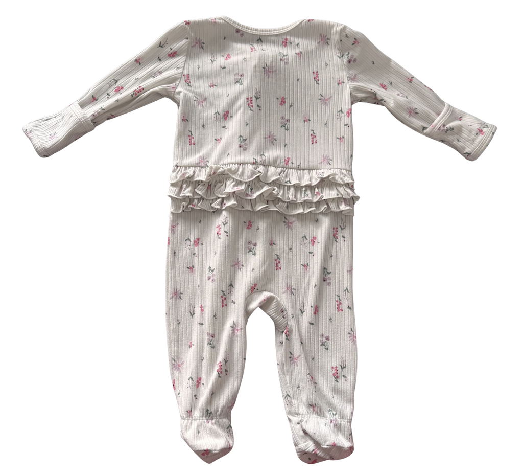 Girls 3-6 Month Footed Pajamas with Zipper