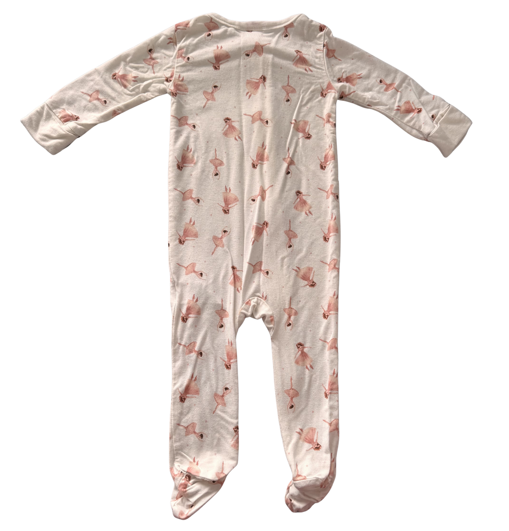 Girls 3-6 Month Footed Pajamas with Zipper