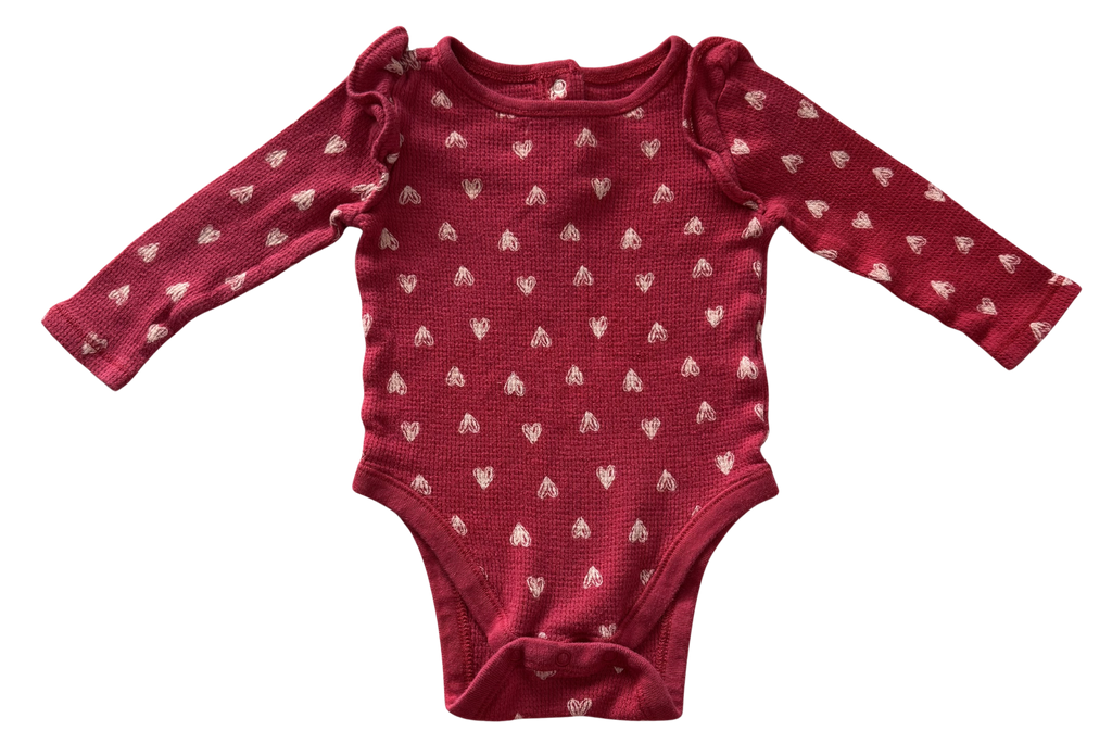 Girls 3-6 Month Long Sleeve Onesie