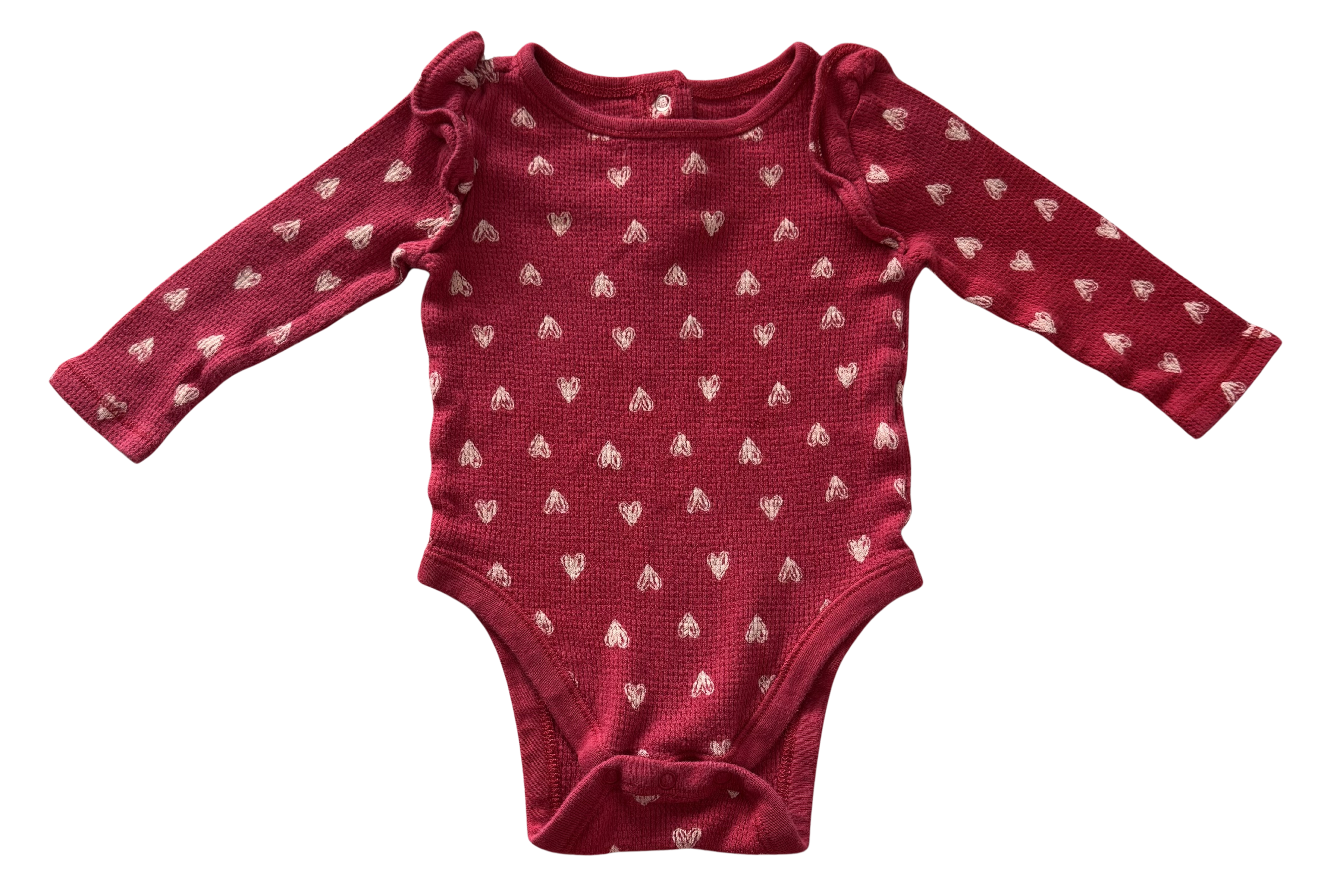 Girls 3-6 Month Long Sleeve Onesie