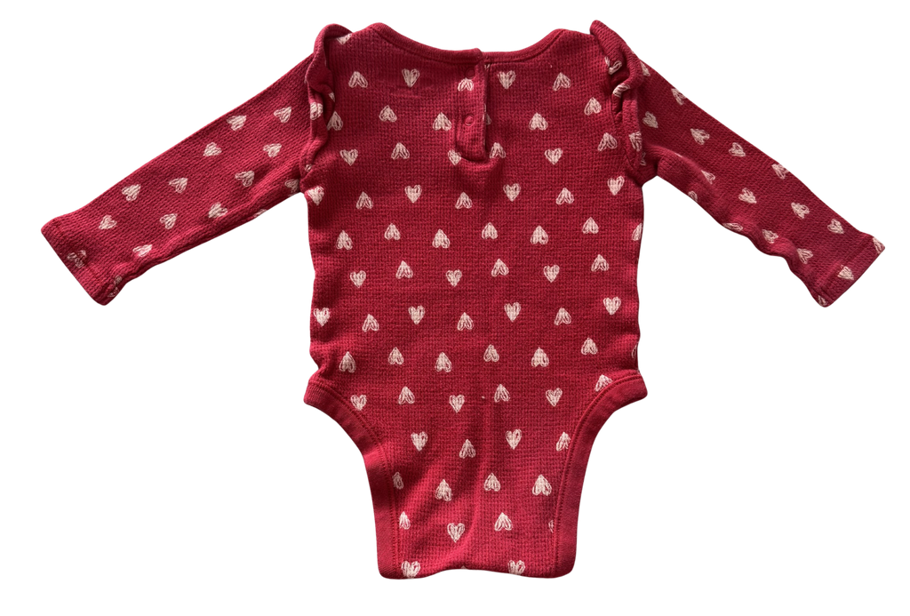Girls 3-6 Month Long Sleeve Onesie