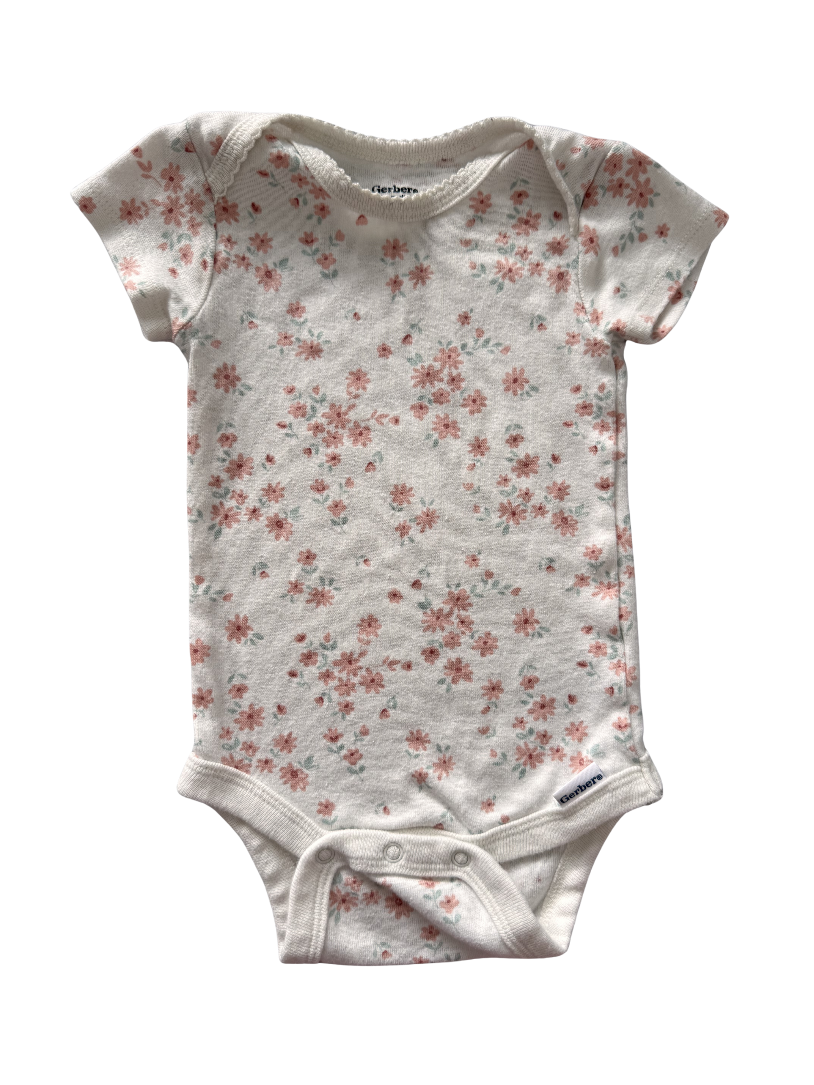Girls 3-6 Month Short Sleeve Onesie