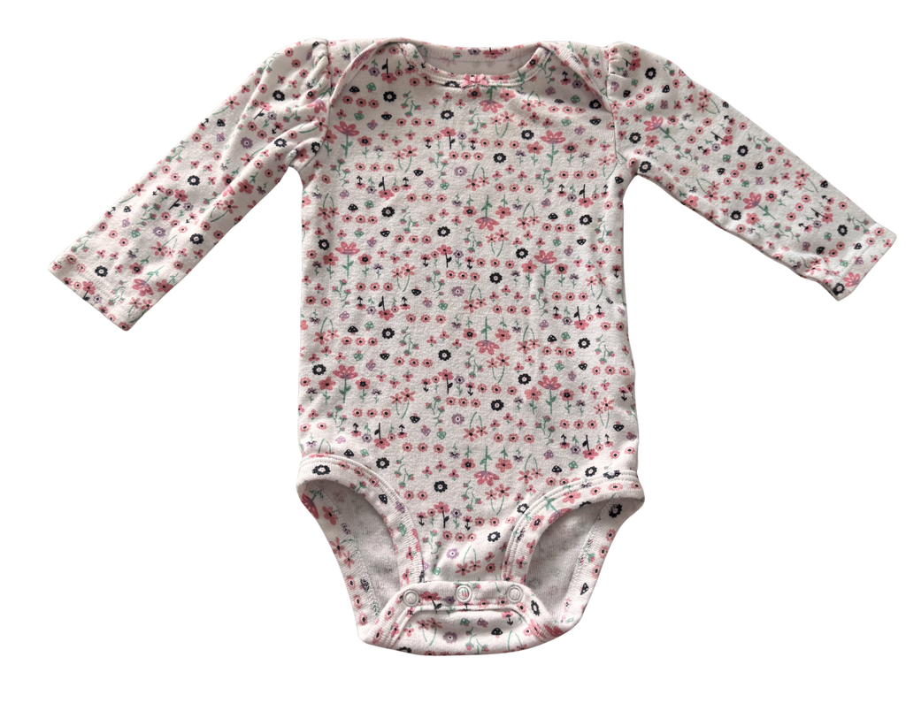 Girls 3-6 Month Long Sleeve Onesie