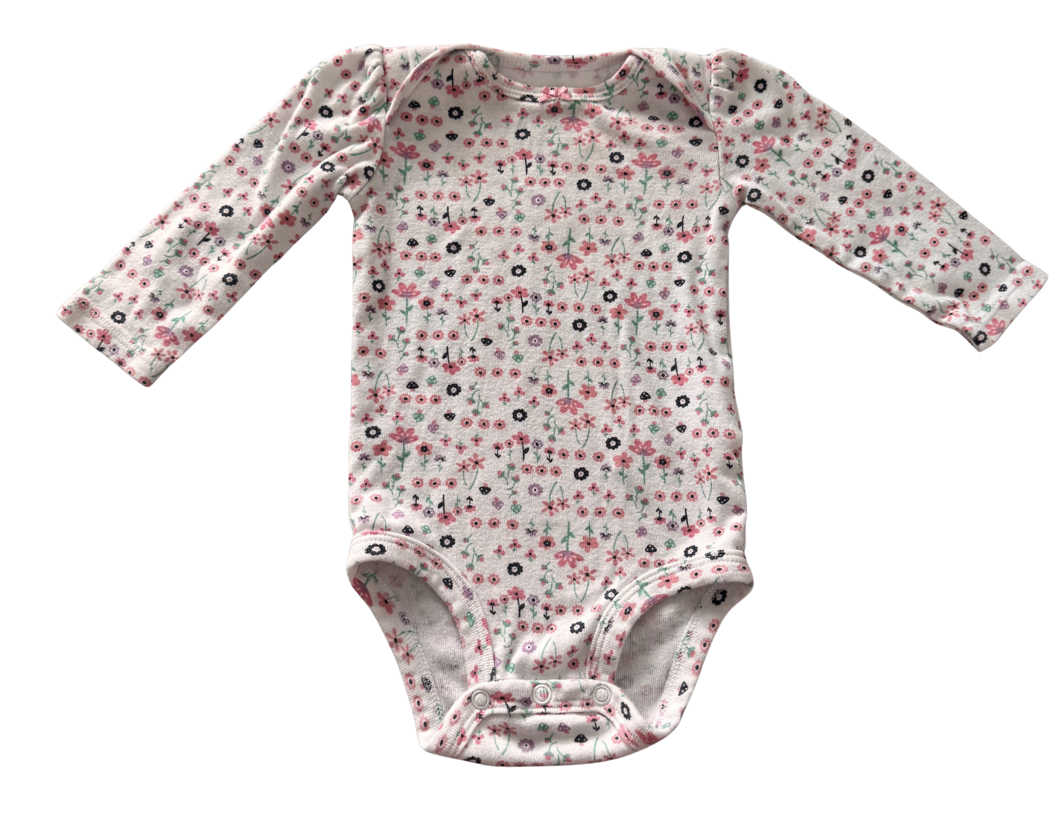 Girls 3-6 Month Long Sleeve Onesie