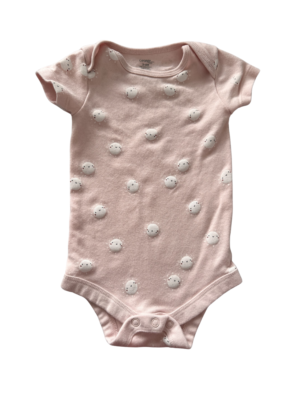 Girls 3-6 Month Short Sleeve Onesie