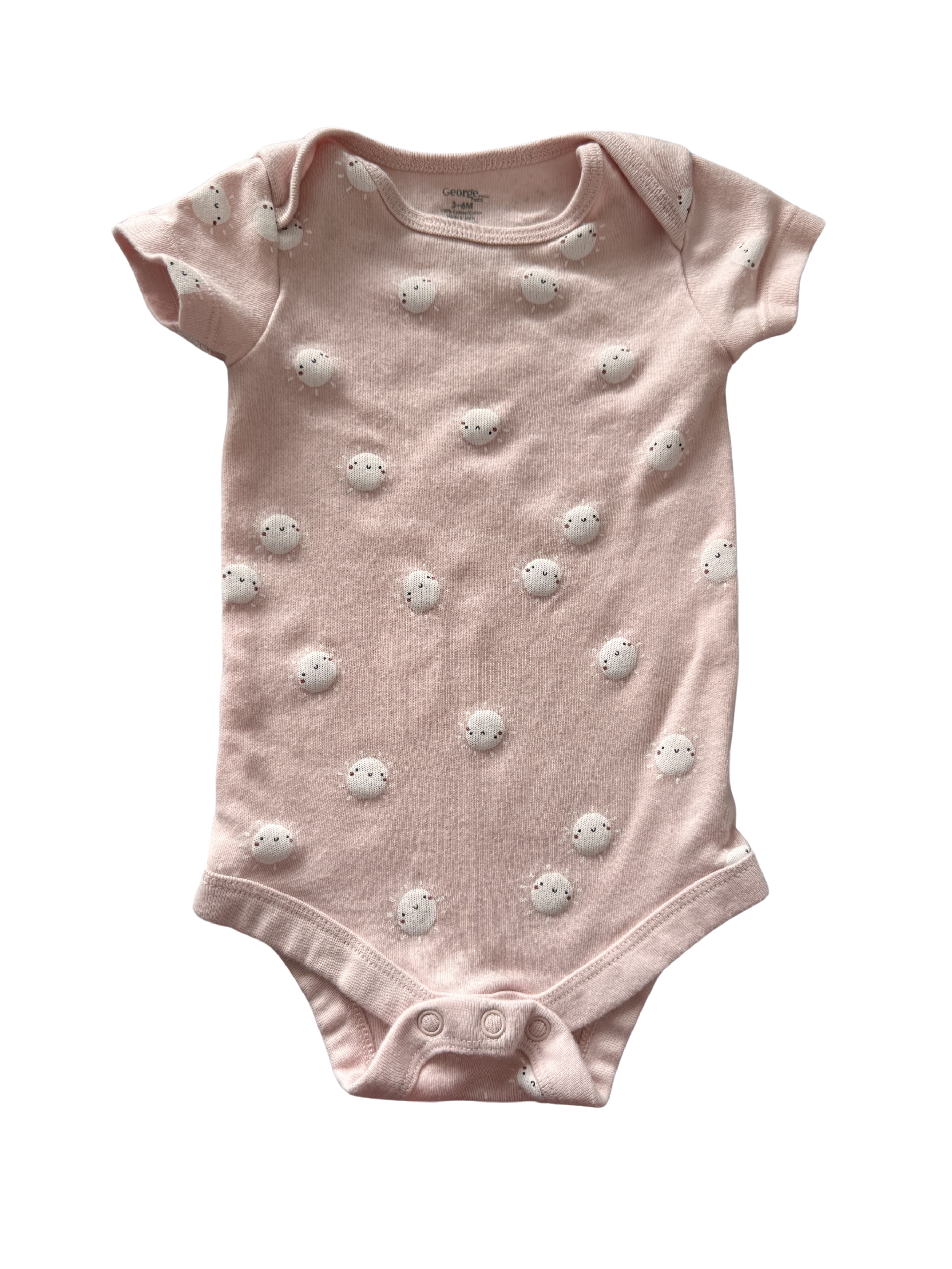 Girls 3-6 Month Short Sleeve Onesie