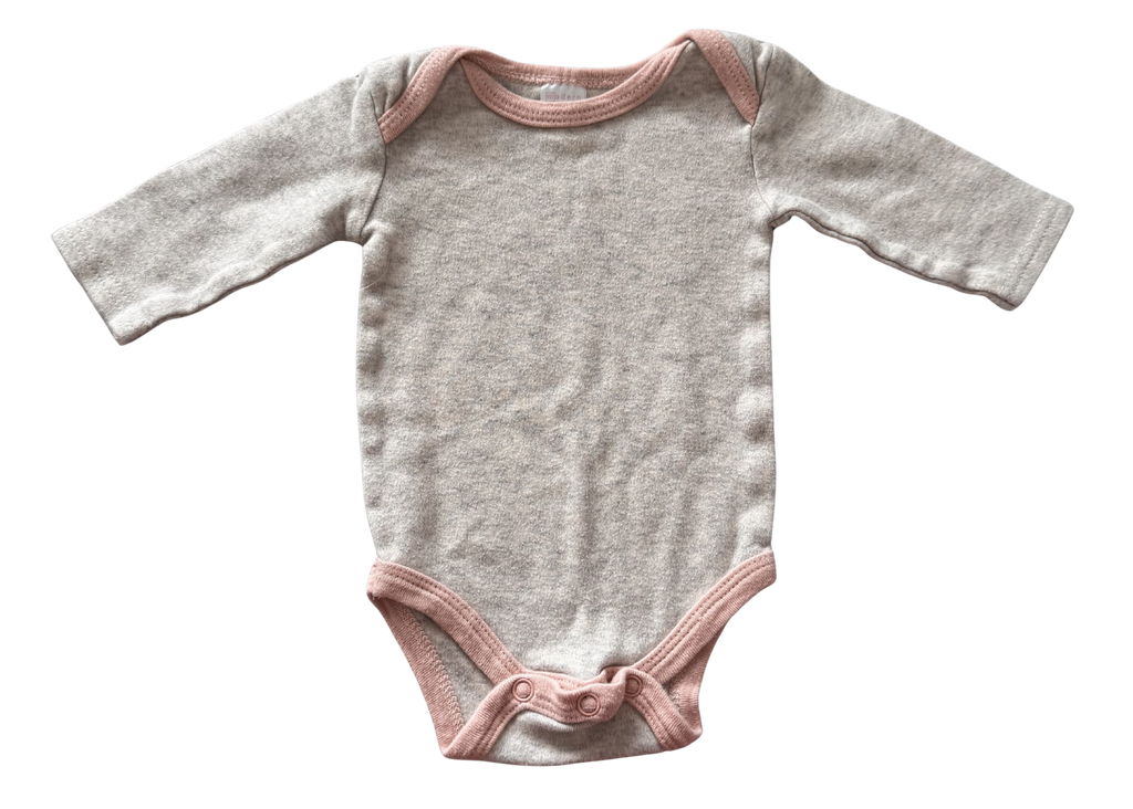 Girls 3-6 Month Long Sleeve Onesie