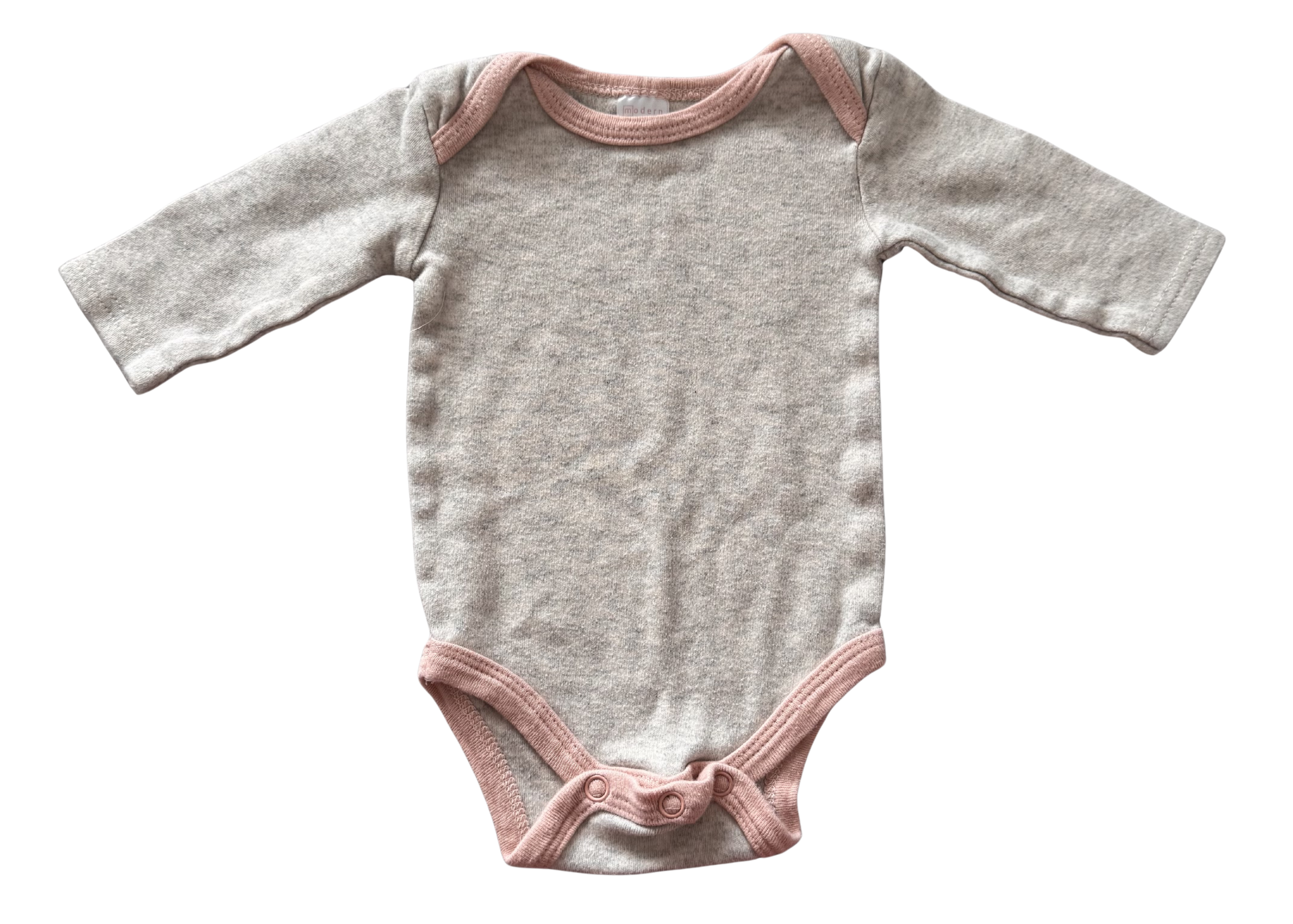 Girls 3-6 Month Long Sleeve Onesie