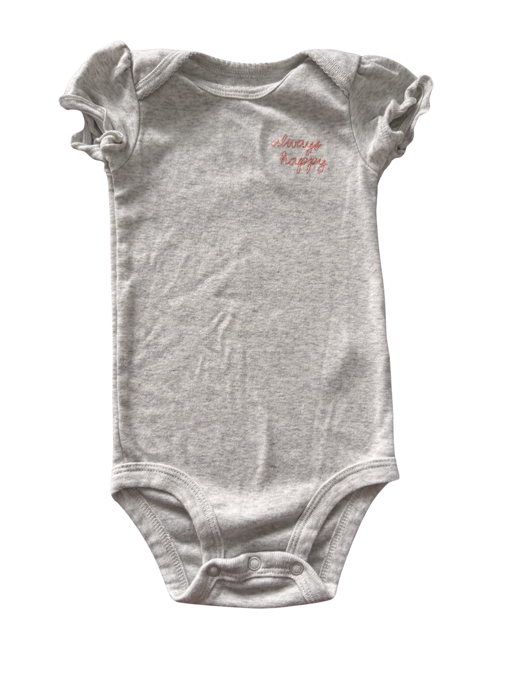 Girls 3-6 Month Short Sleeve Onesie
