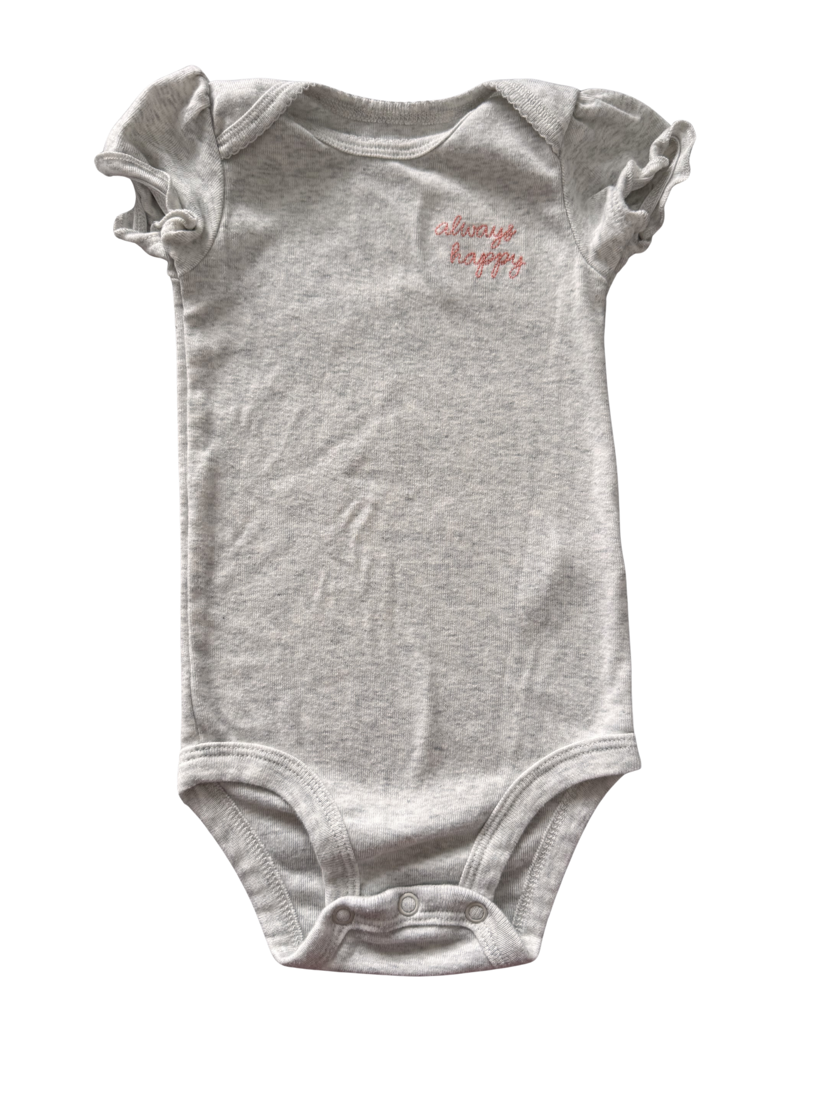 Girls 3-6 Month Short Sleeve Onesie