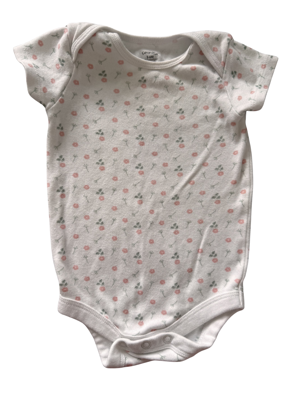 Girls 3-6 Month Short Sleeve Onesie