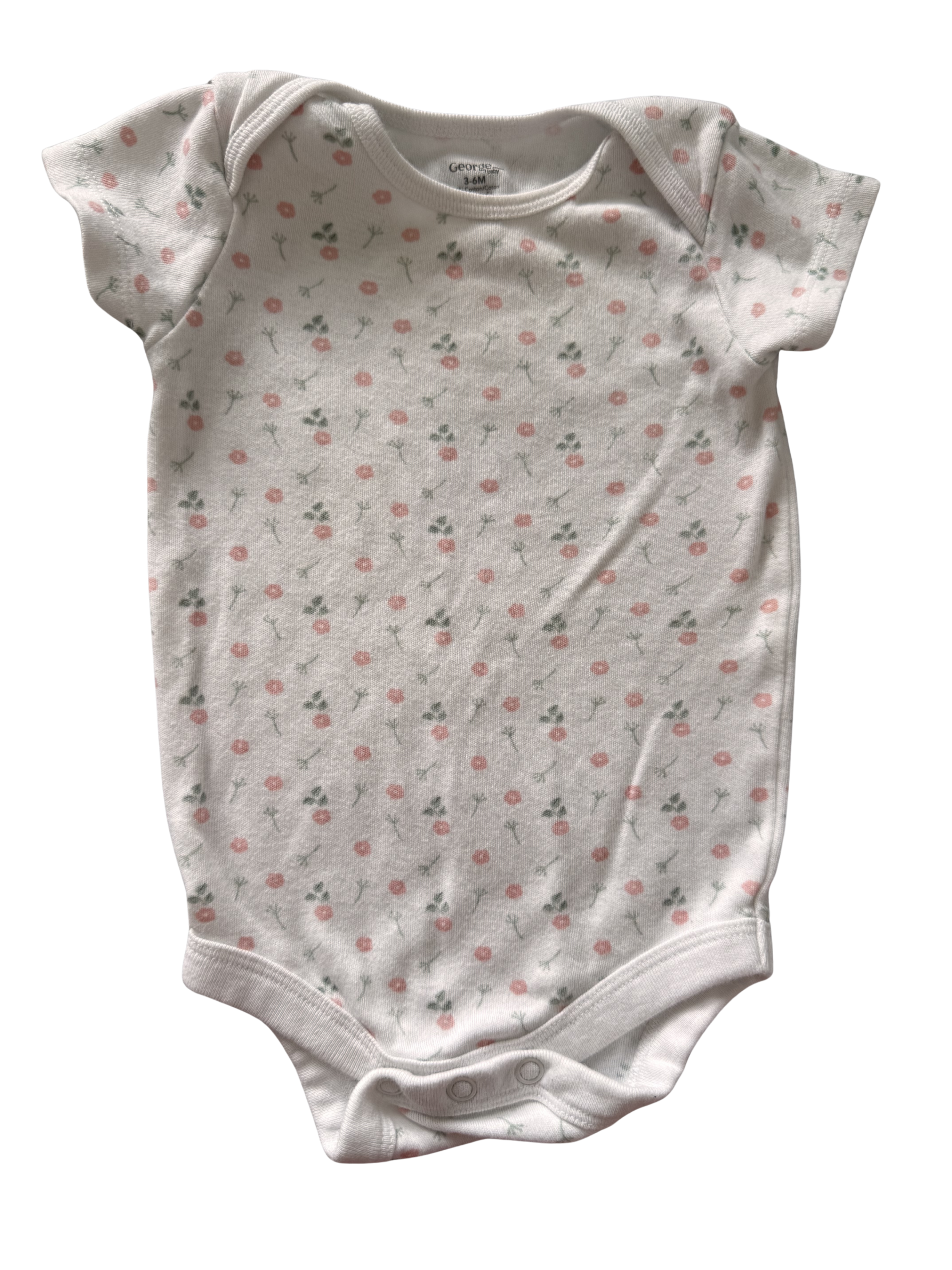 Girls 3-6 Month Short Sleeve Onesie