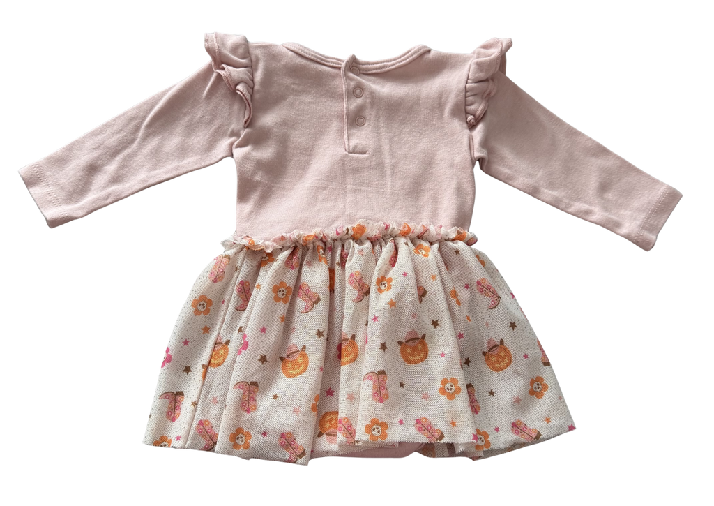 Girls 3-6 Month Long Sleeve Halloween Onesie