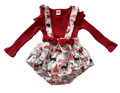 Girls 3-6 Month Christmas Long Sleeve Onesie