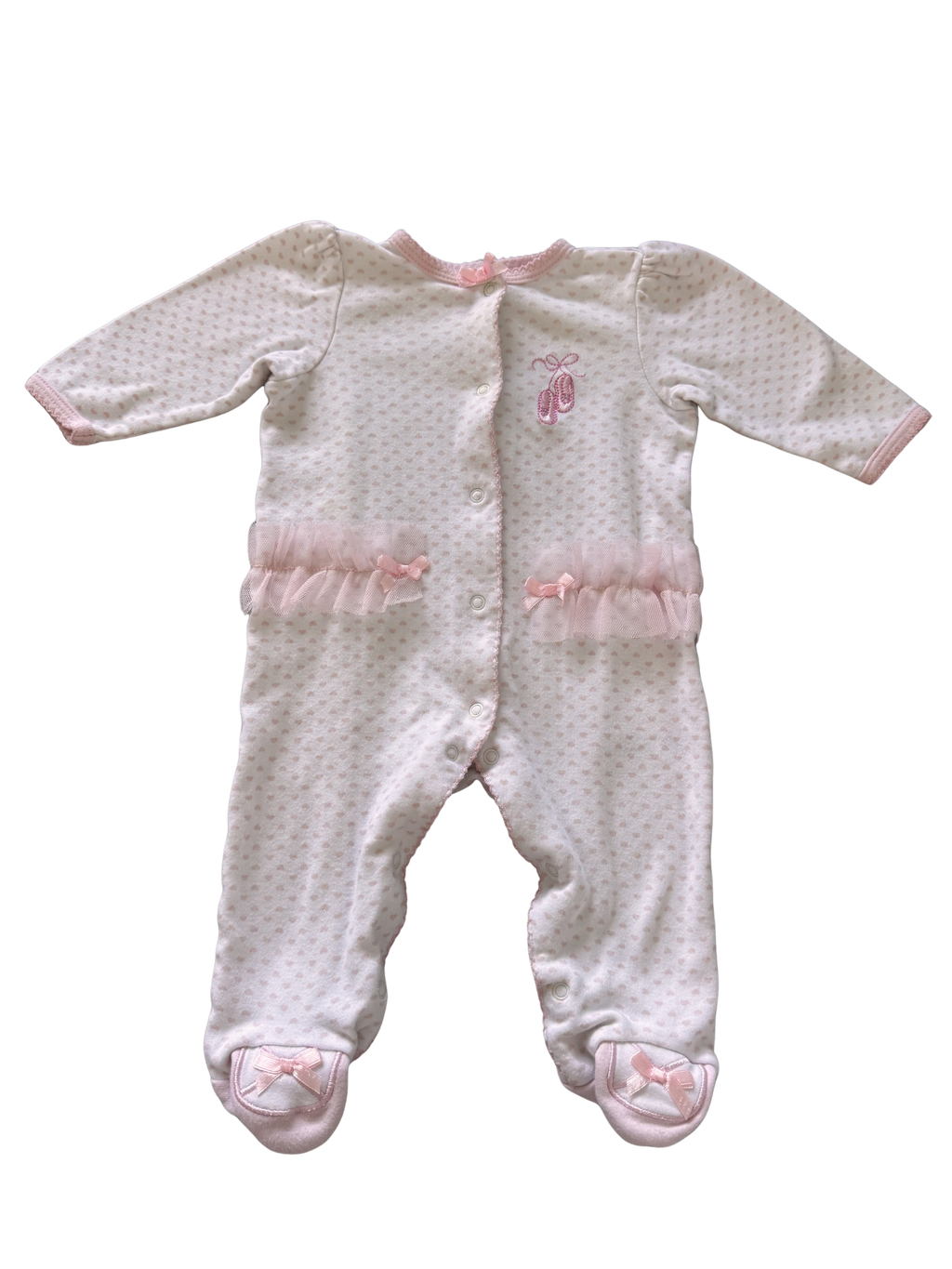 Girls 6 Month Footed Pajamas