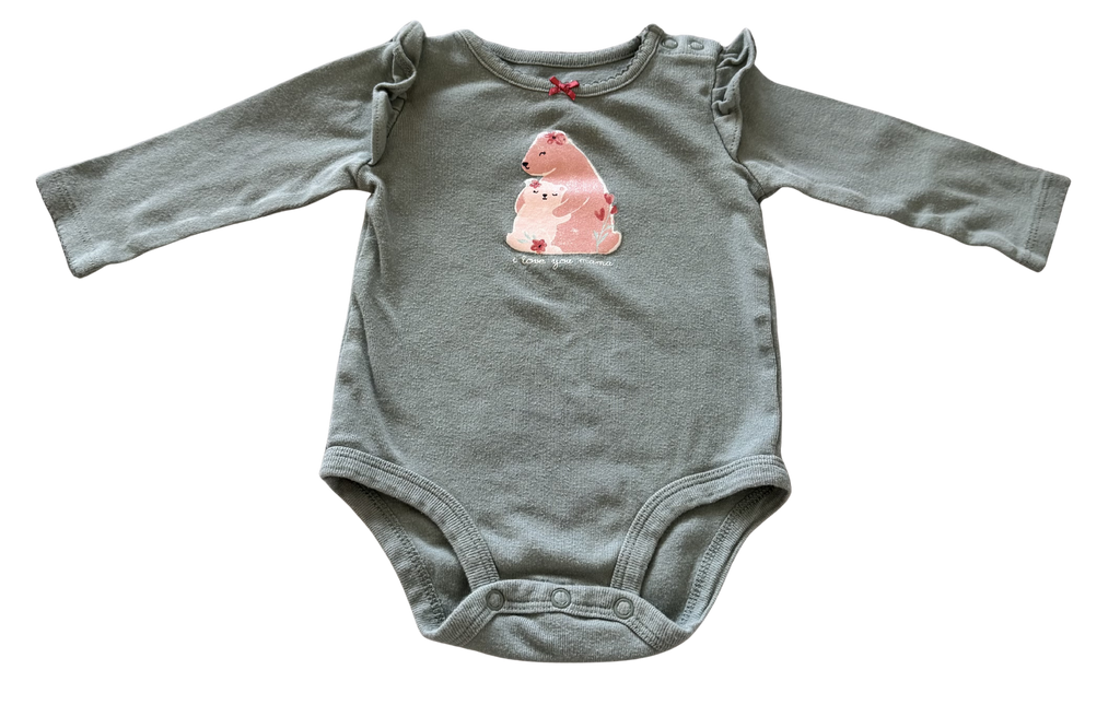 Girls 6 Month Long Sleeve Onesie