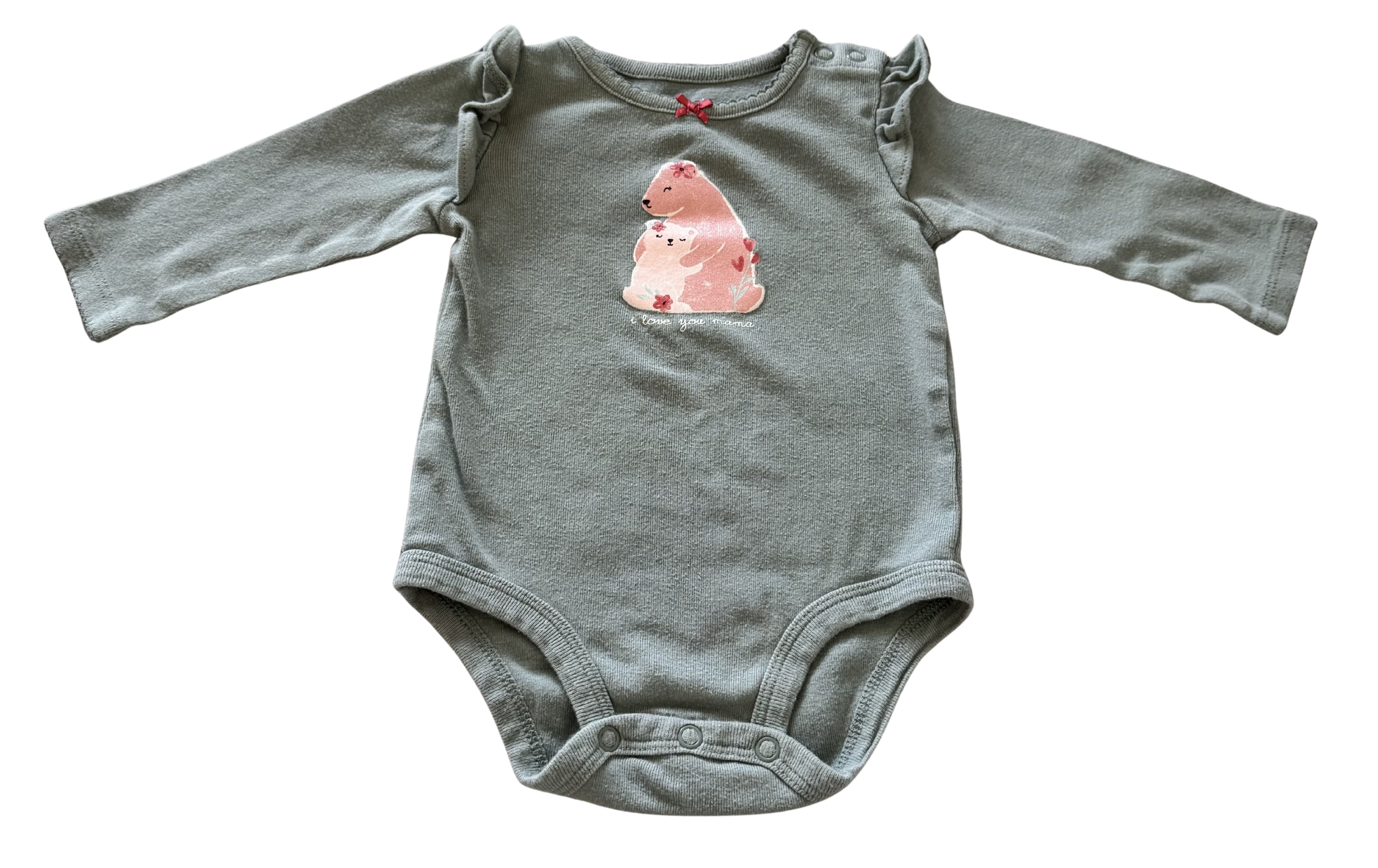 Girls 6 Month Long Sleeve Onesie