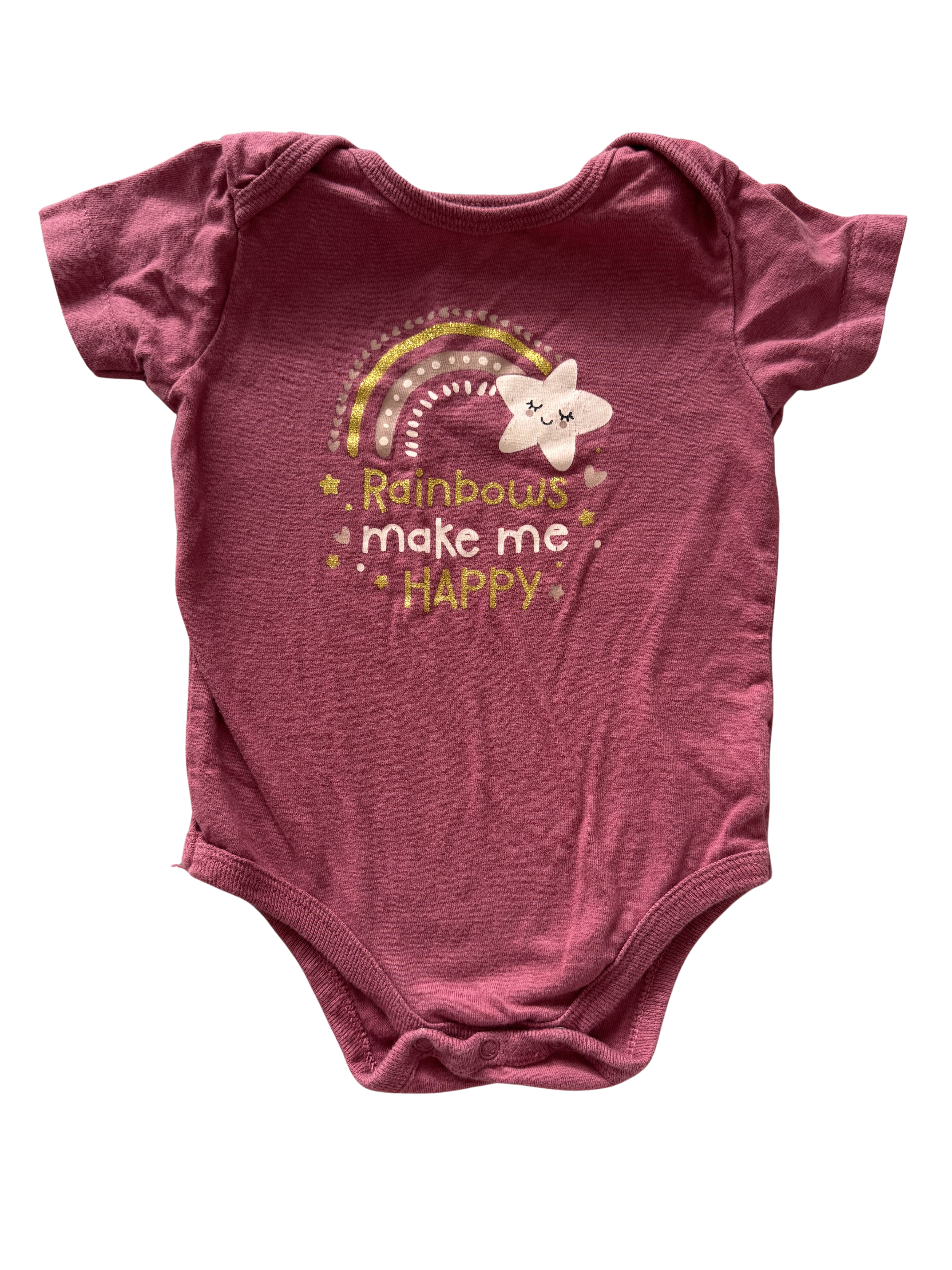 Girls 6-9 Month Short Sleeve Onesie