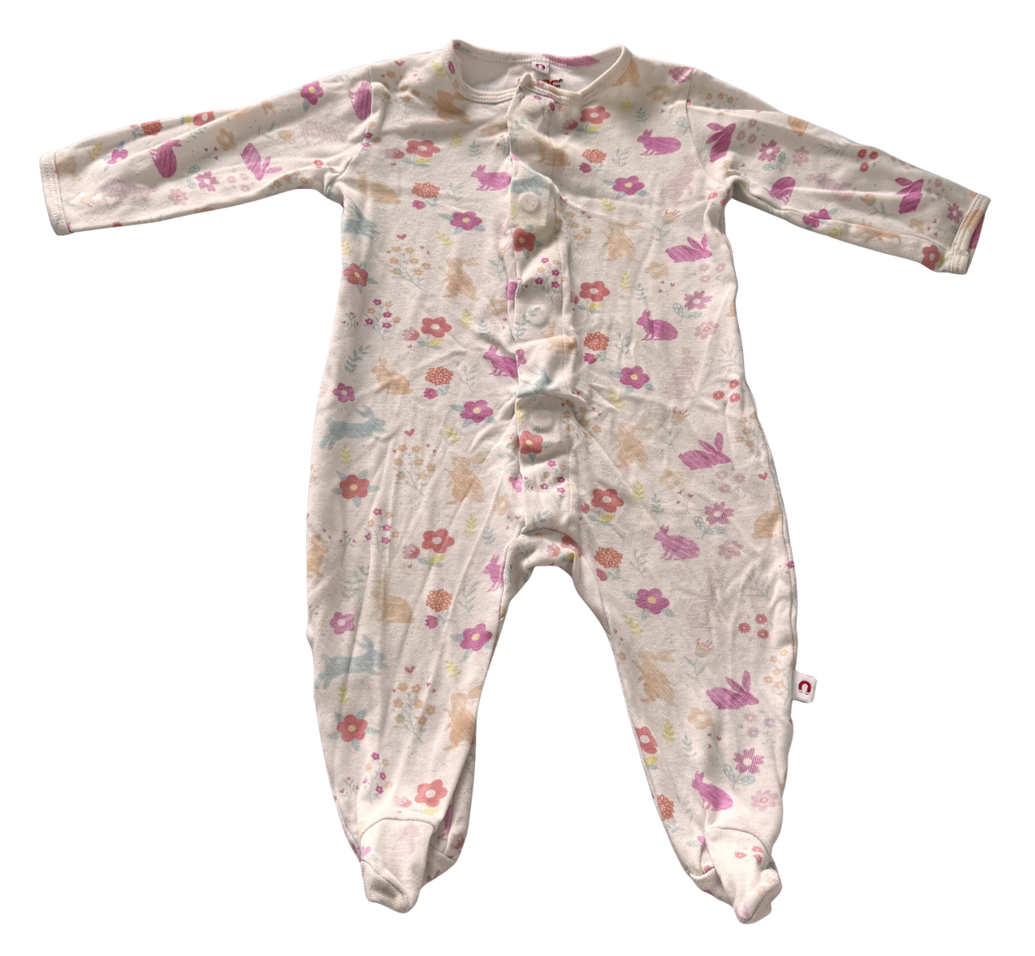 Girls 6-9 Month Footed Pajamas