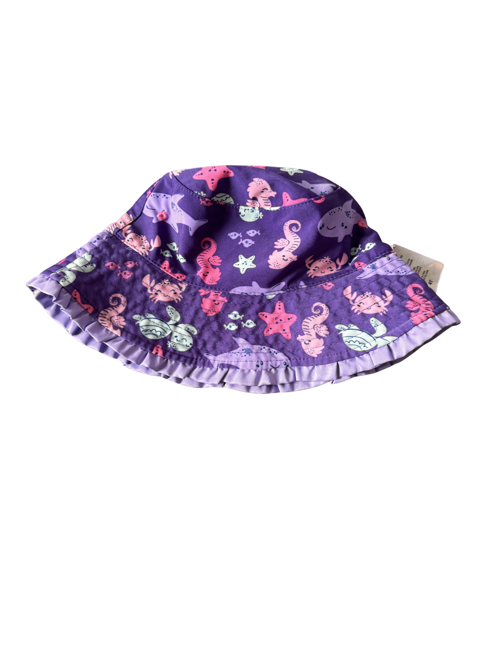 Girls Reversible Summer Hat 4T