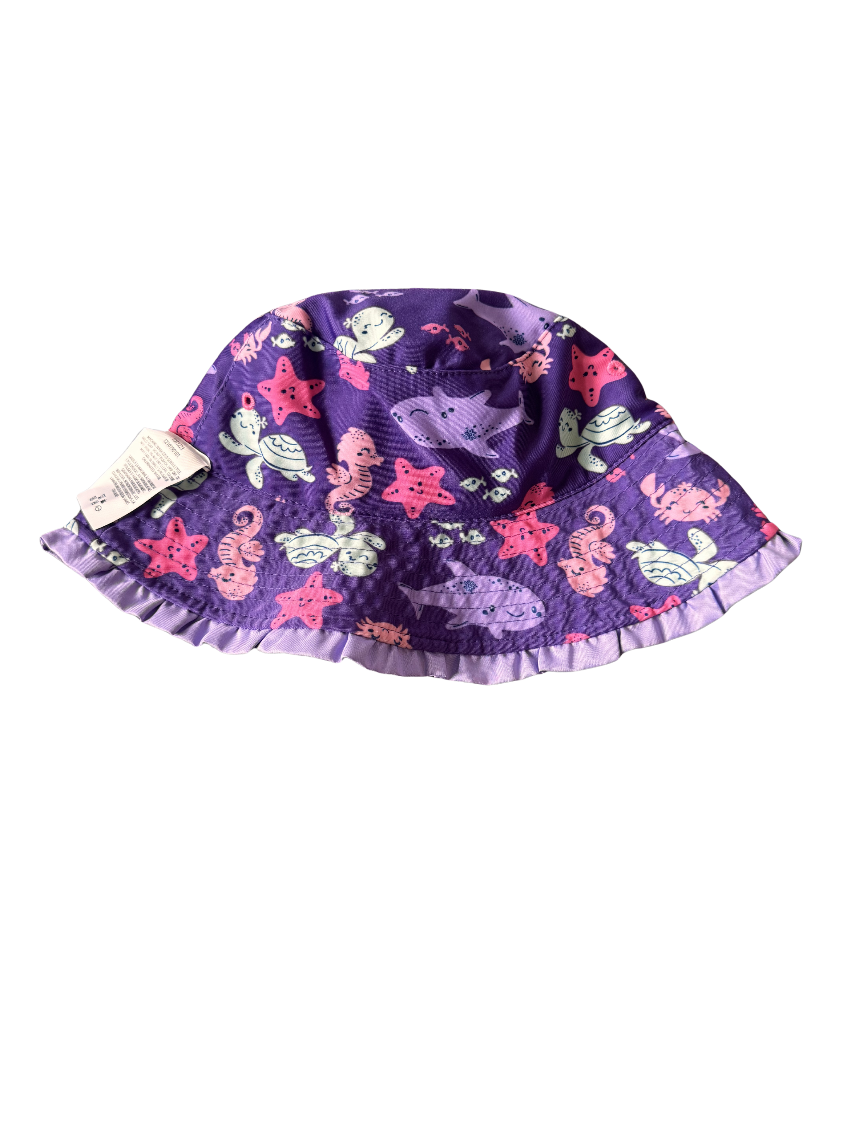 Girls Reversible Summer Hat 4T