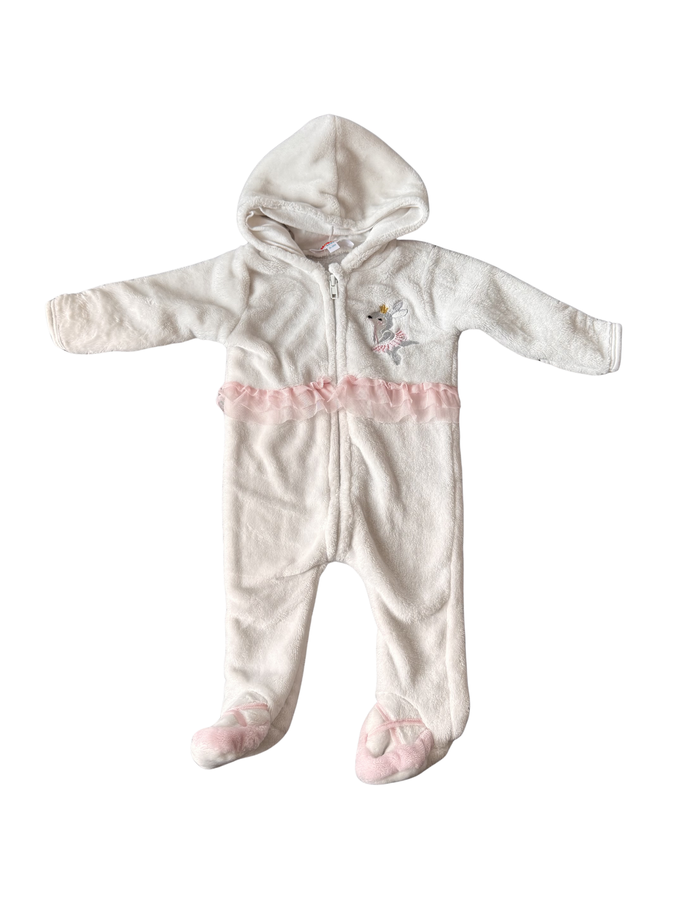 Girls 0-3 Month Cosy Onesie