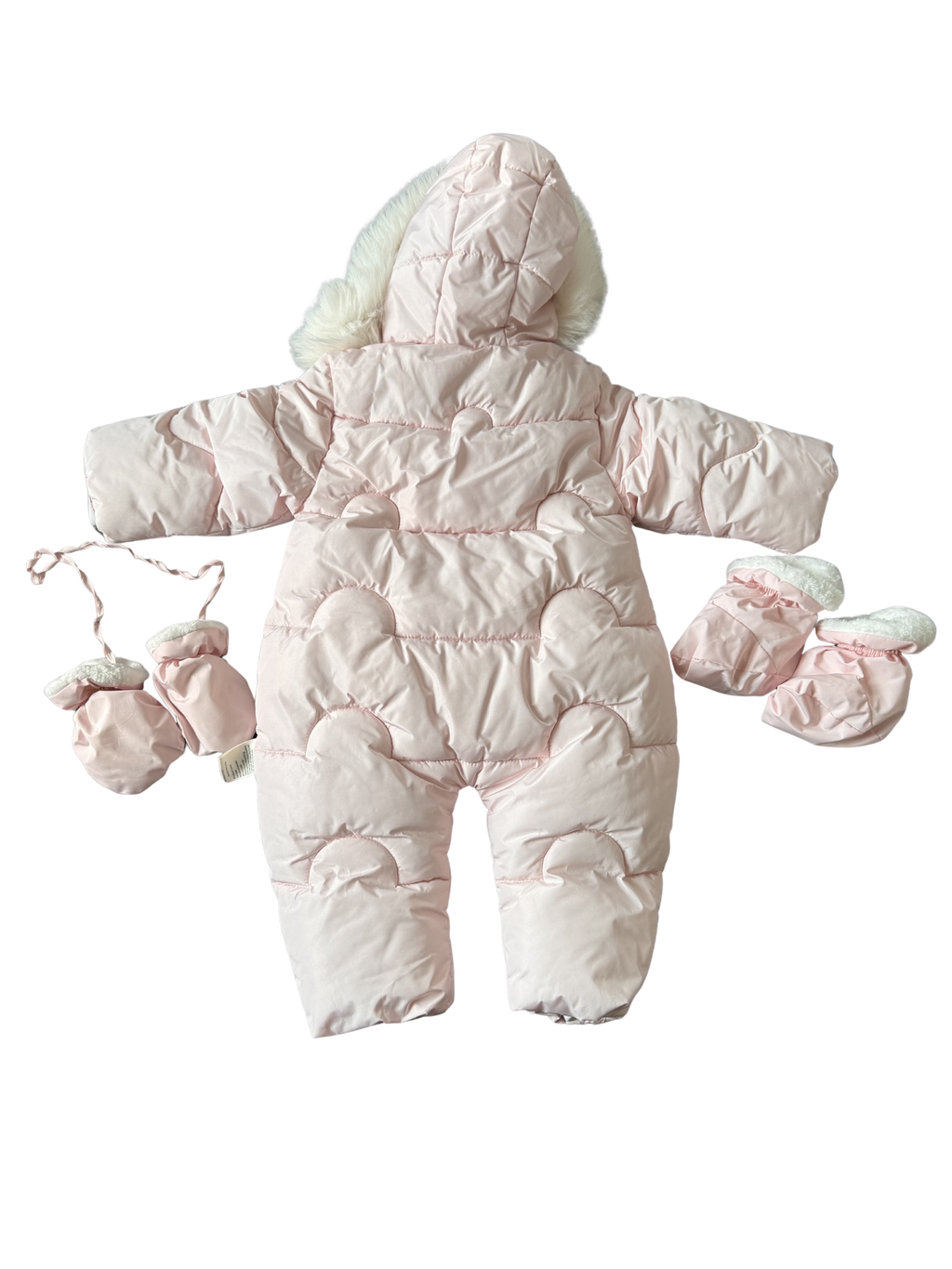 Girls Snowsuit with Gloves and Booties