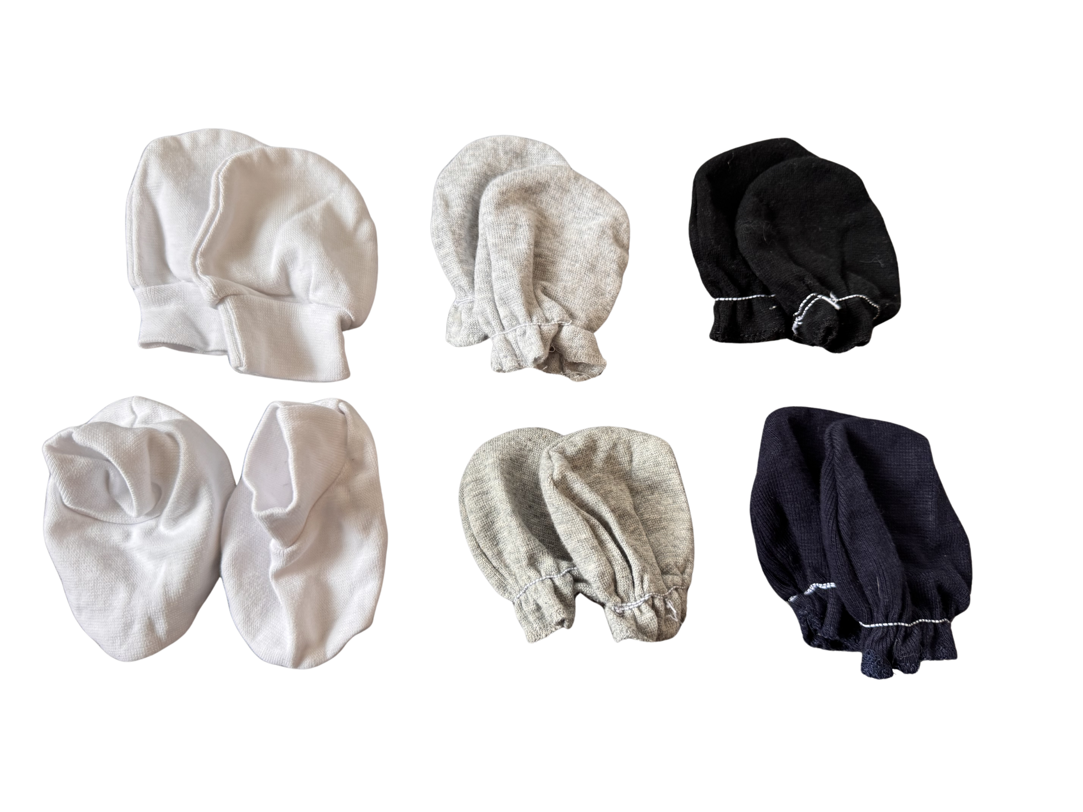 Newborn Anti-Scratch Mittens - Variety Pack