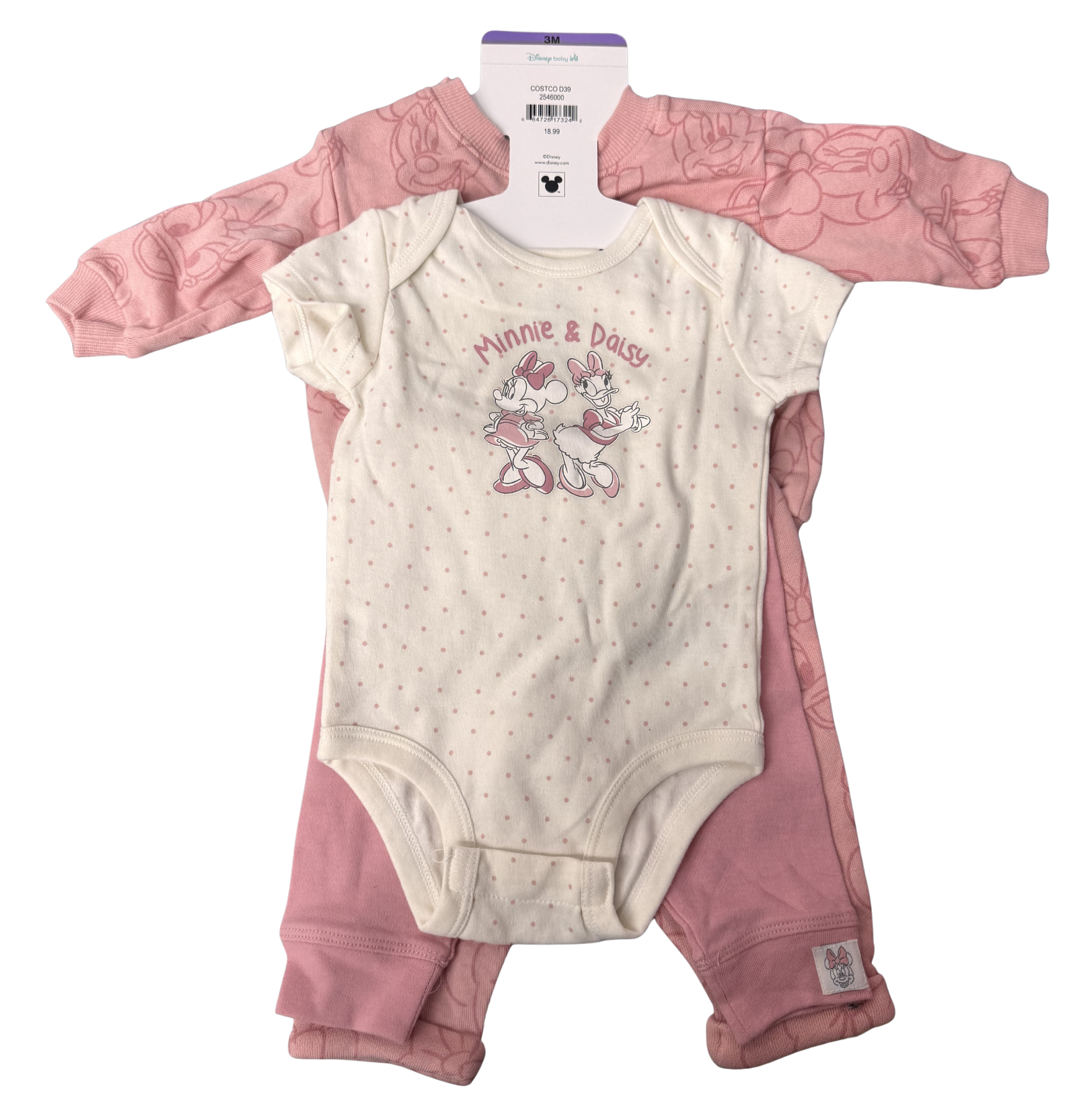 Girls 3 Month Disney 4-Piece Outfit - BNWT