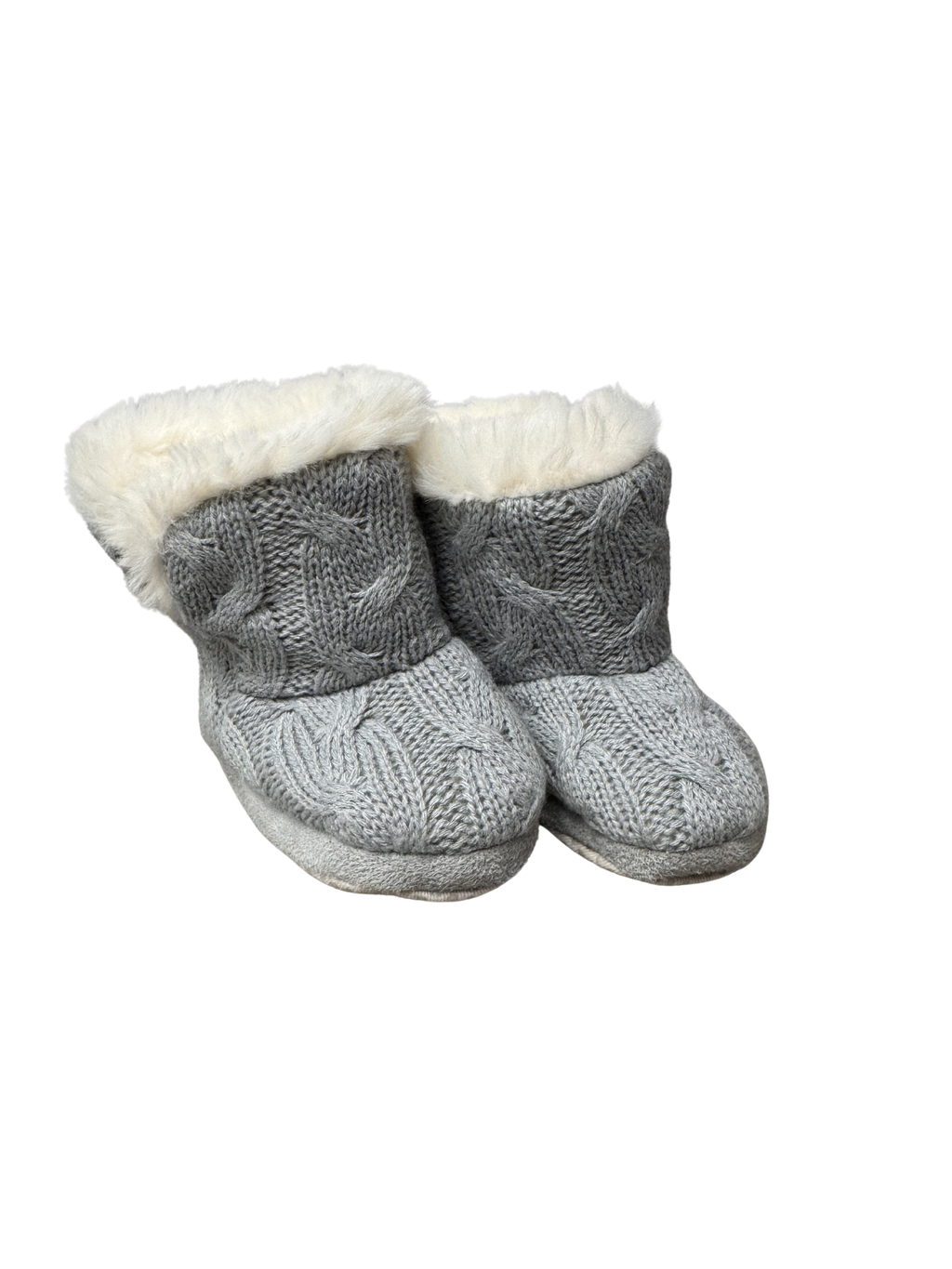 Girls 6-9 Month Fluffy Booties - Brand New
