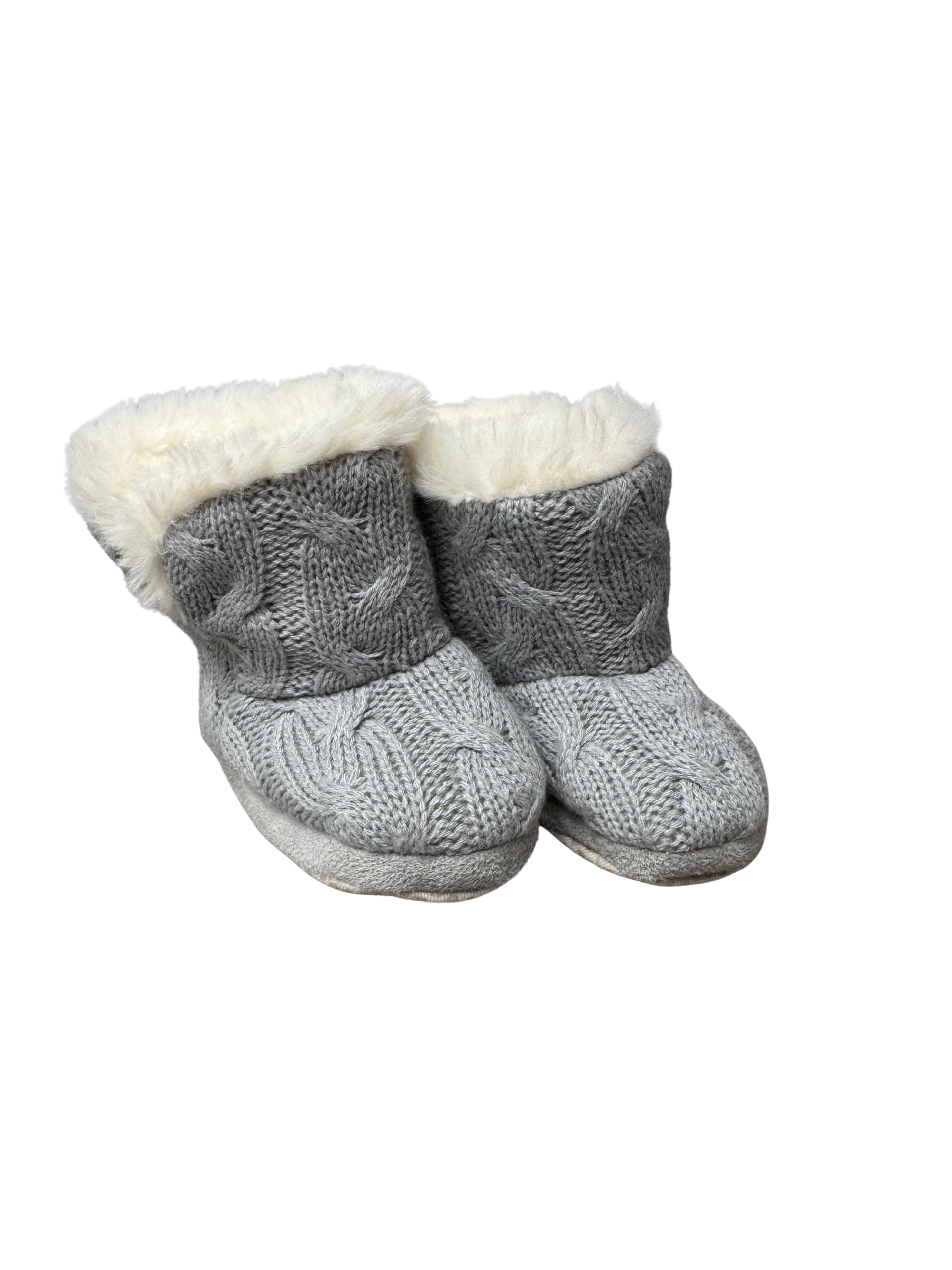 Girls 6-9 Month Fluffy Booties - Brand New