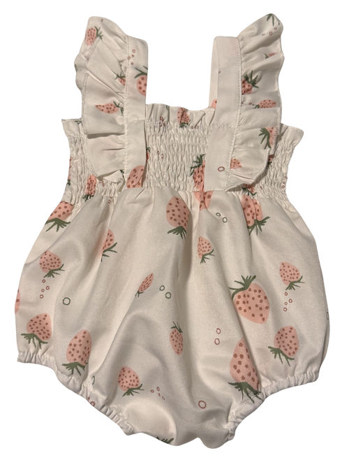 Girls 0-3 Month Romper + Hat