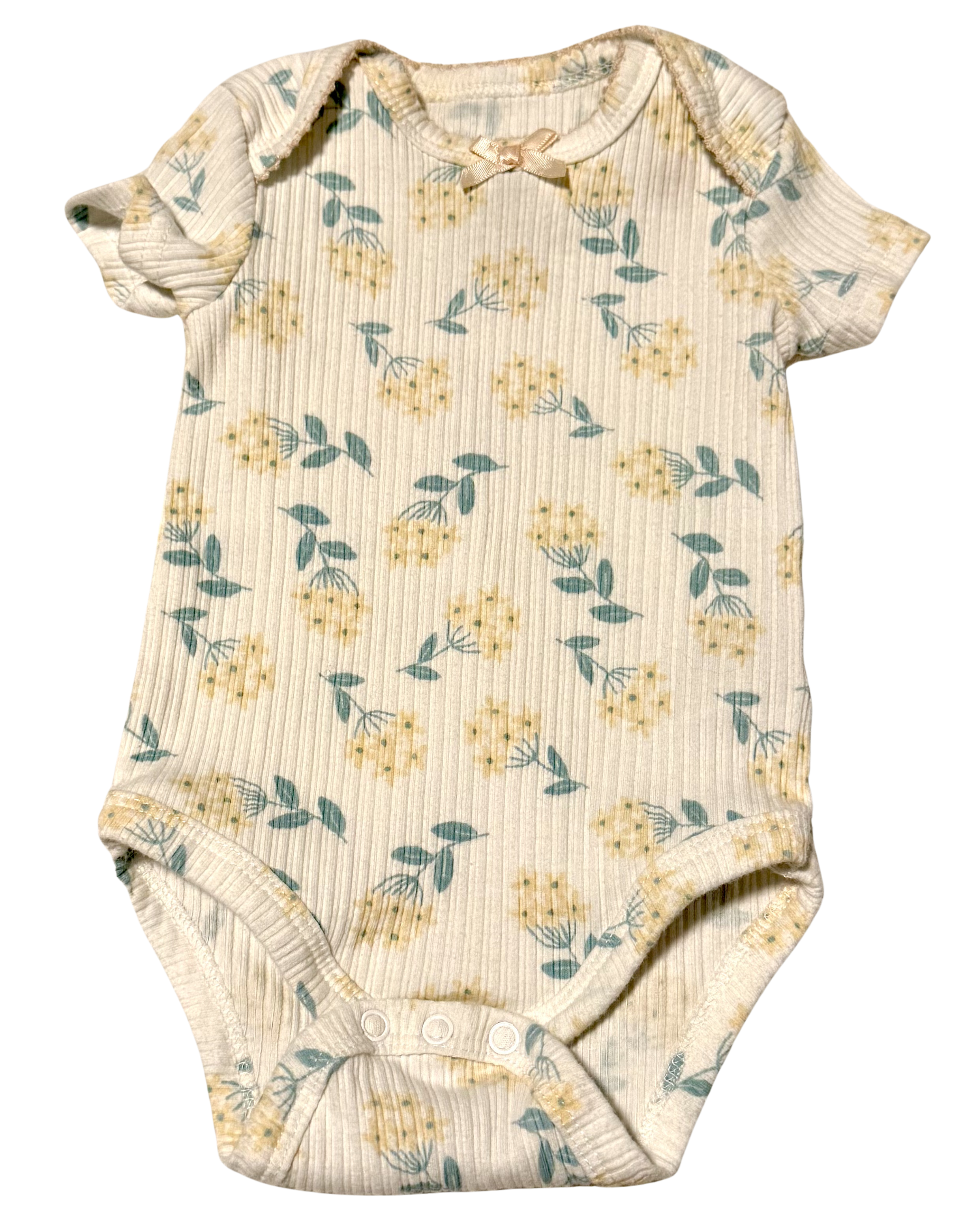 Girls 3-6 Month Short Sleeve Onesie