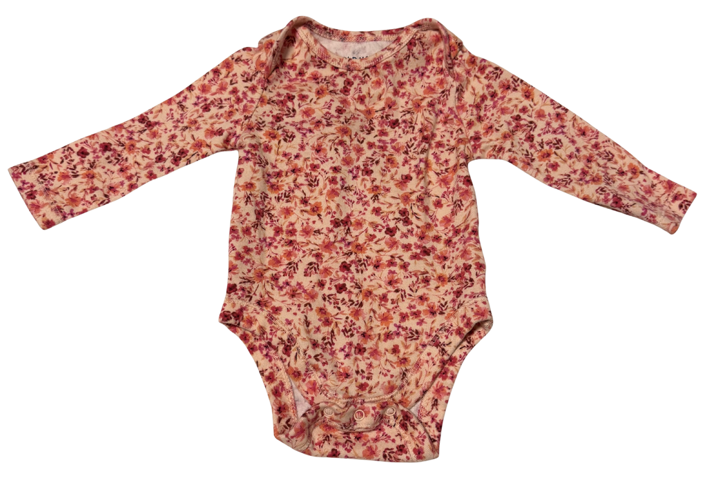 Girls 3-6 Month Long Sleeve Onesie