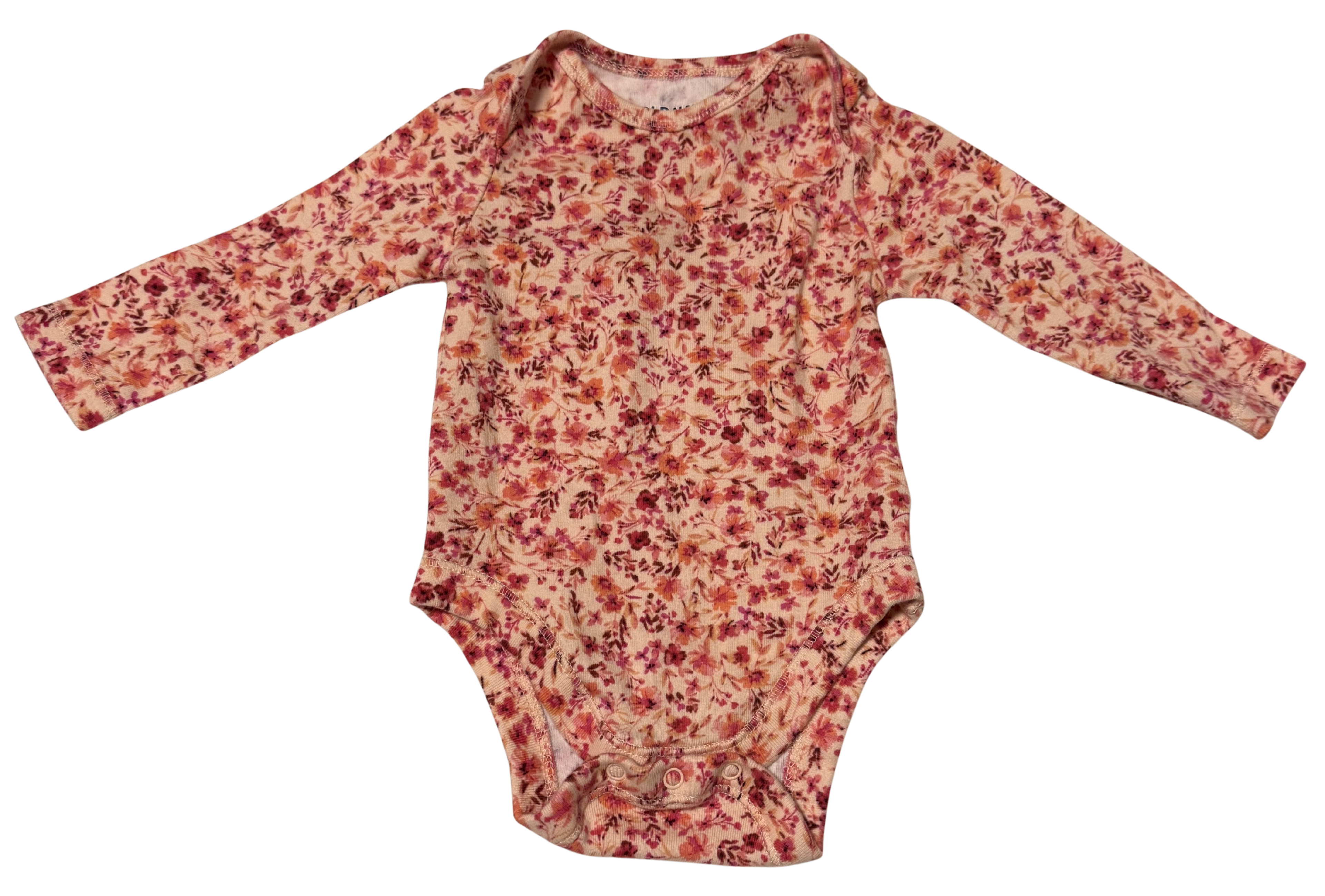 Girls 3-6 Month Long Sleeve Onesie
