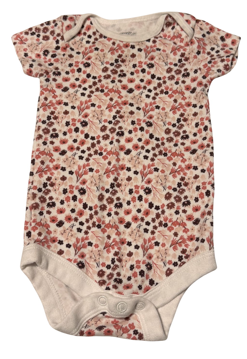 Girls 3-6 Month Short Sleeve Onesie