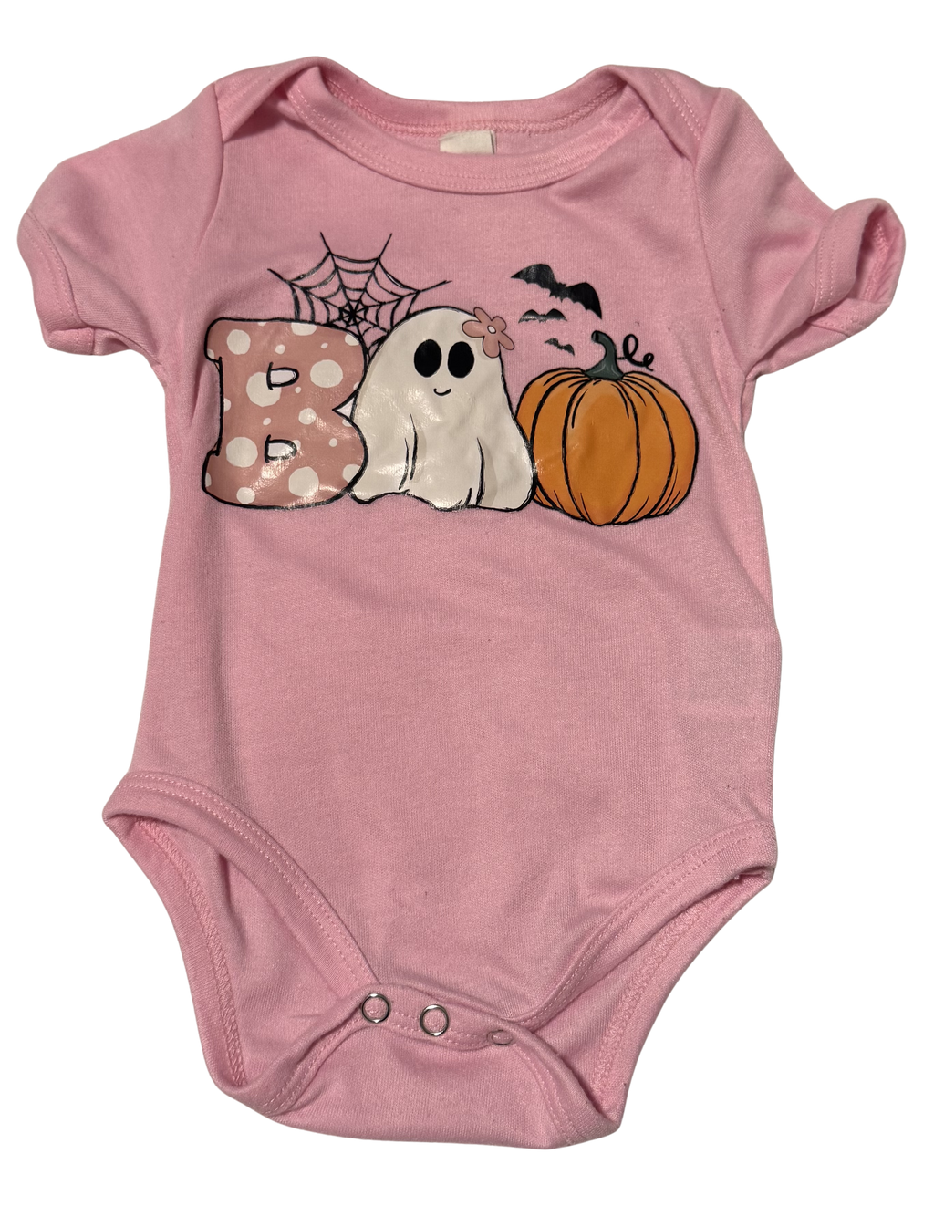 Girls 3-6 Month Short Sleeve Halloween Onesie