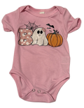 Girls 3-6 Month Short Sleeve Halloween Onesie
