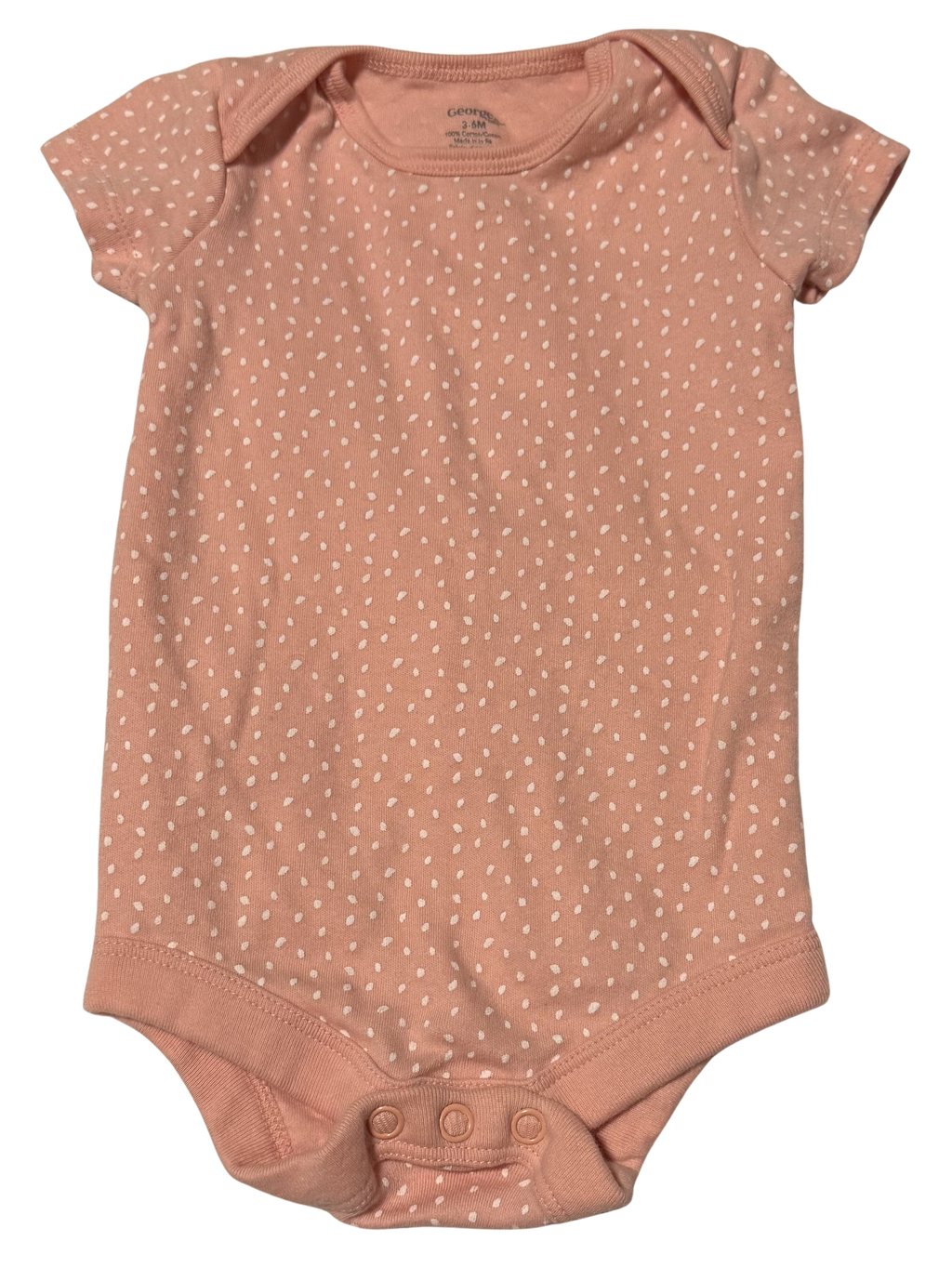Girls 3-6 Month Short Sleeve Onesie