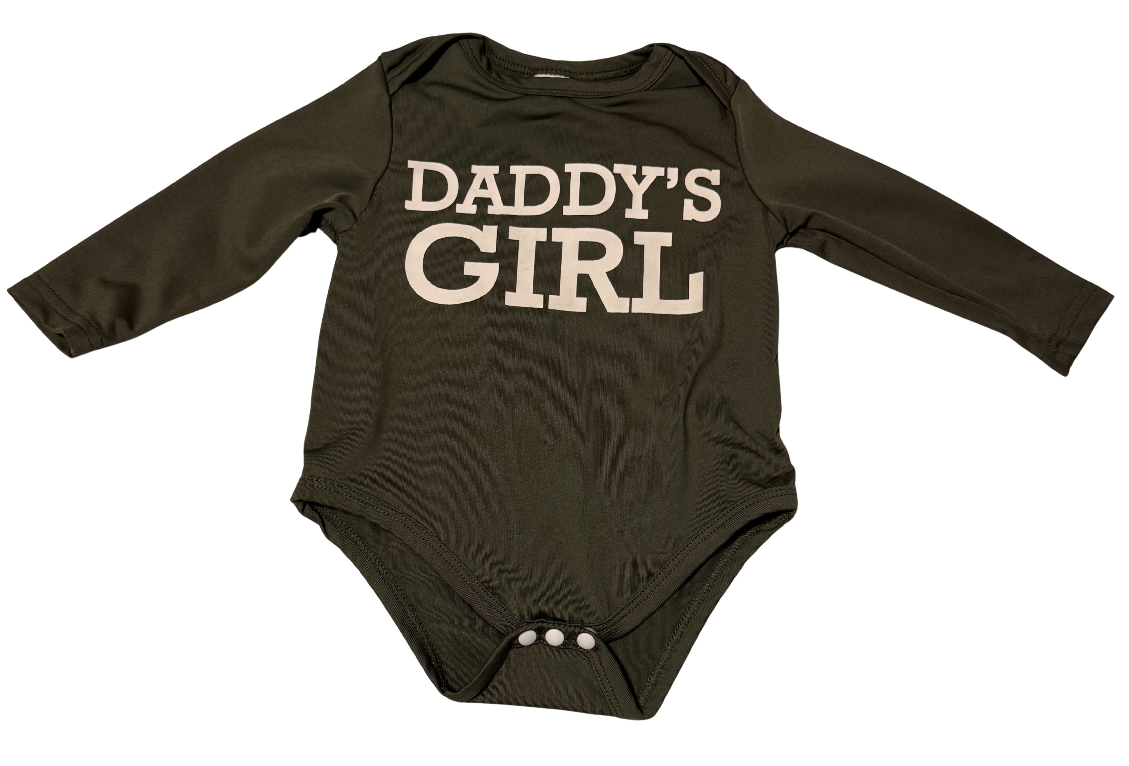 Girls 3-6 Month Long Sleeve Onesie